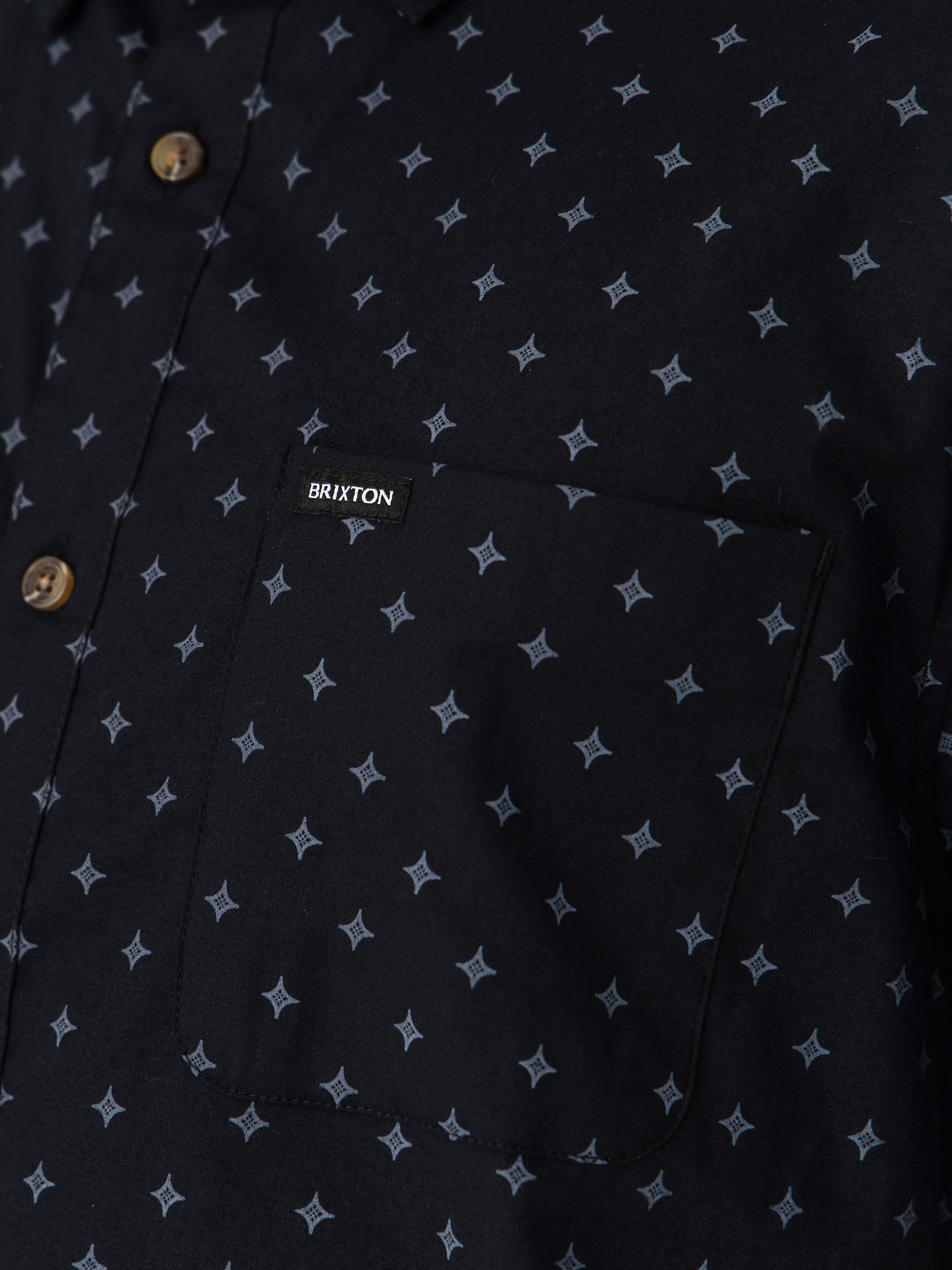 Cămașă Brixton Charter Print (future grey diamond tile)