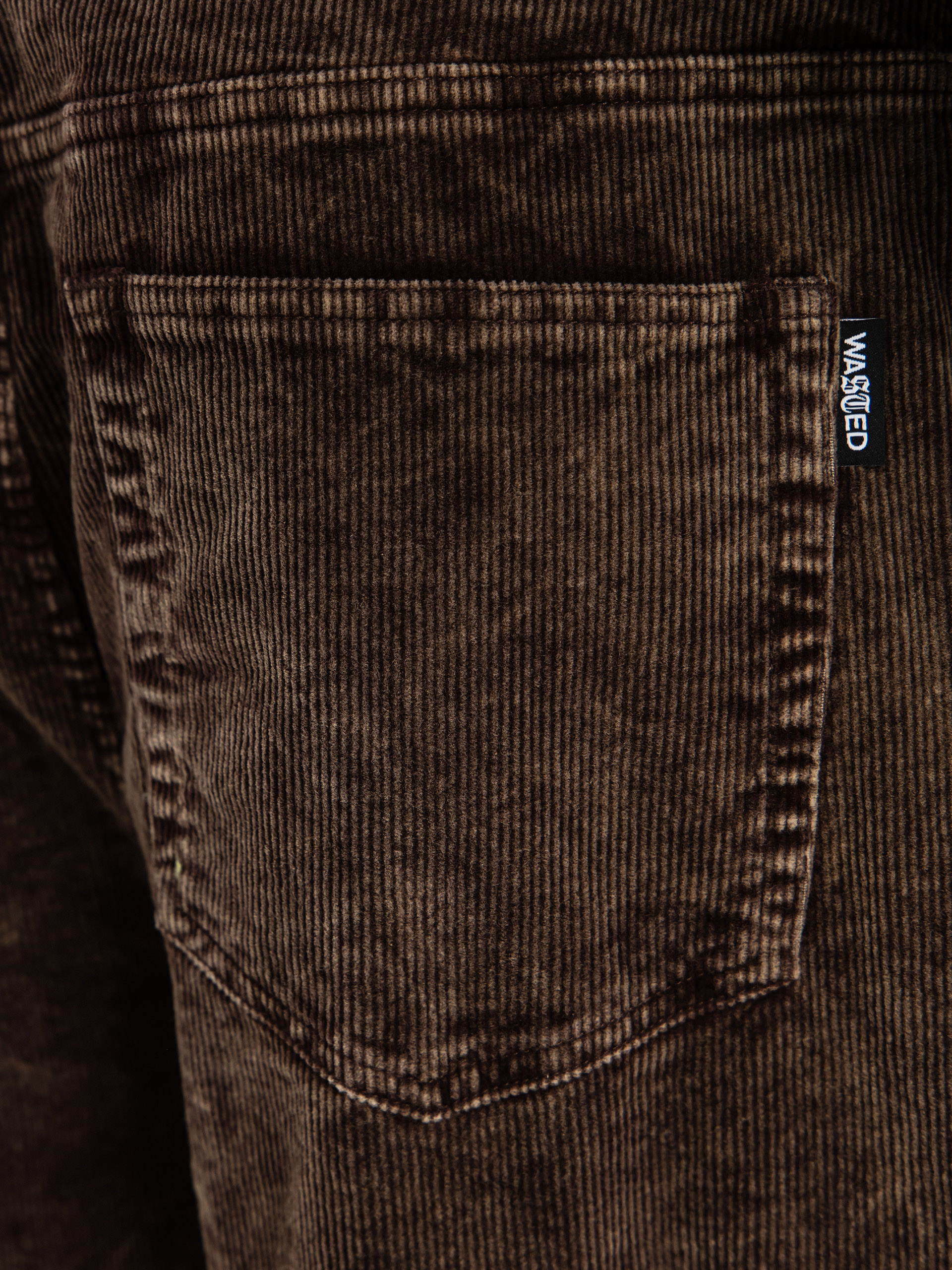 Pantaloni Wasted Paris Faded Corduroy Casper (faded brown)