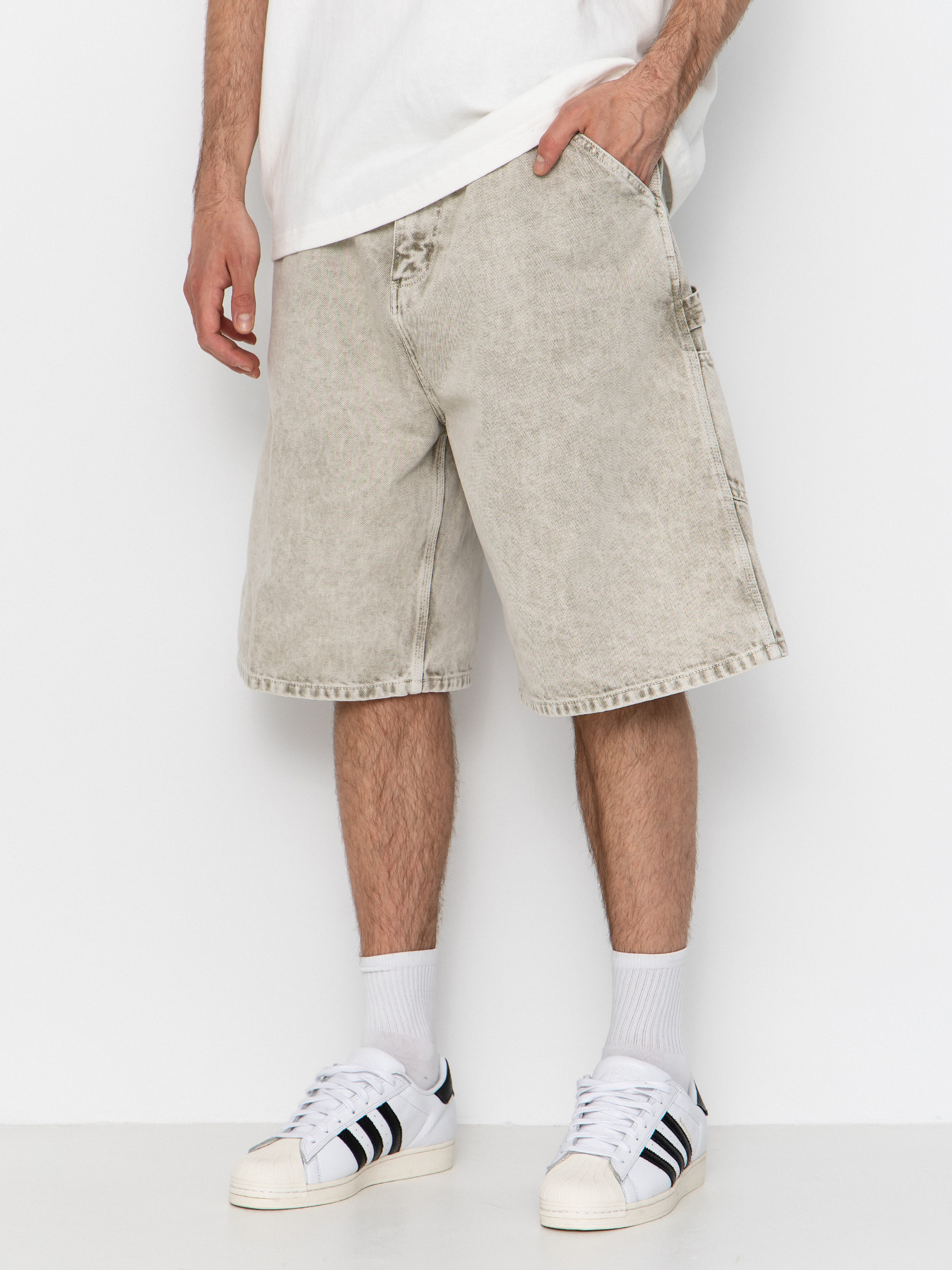 Pantaloni scurți Carhartt WIP OG Single Knee (opuntia chalk wash)