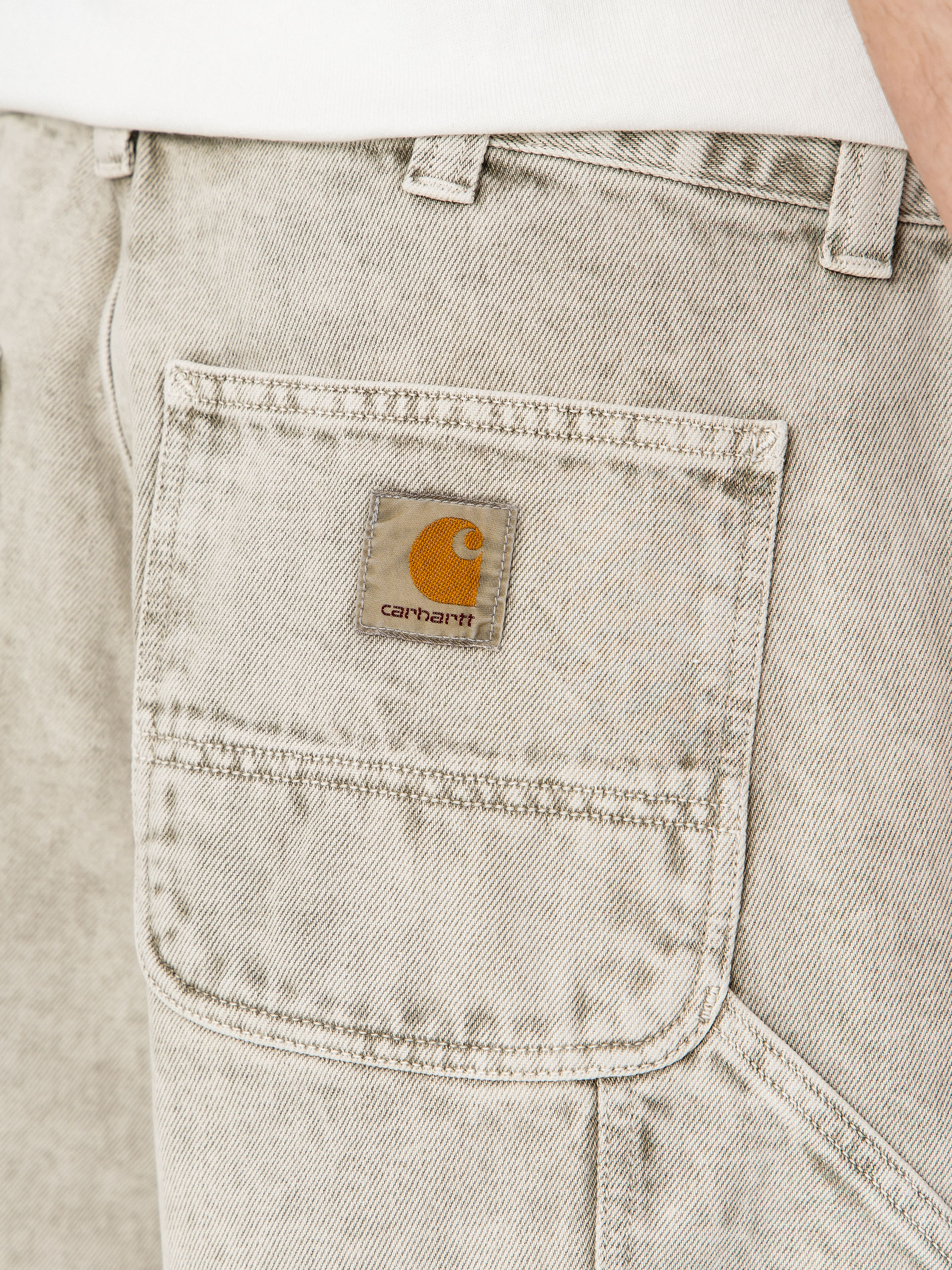 Pantaloni scurți Carhartt WIP OG Single Knee (opuntia chalk wash)