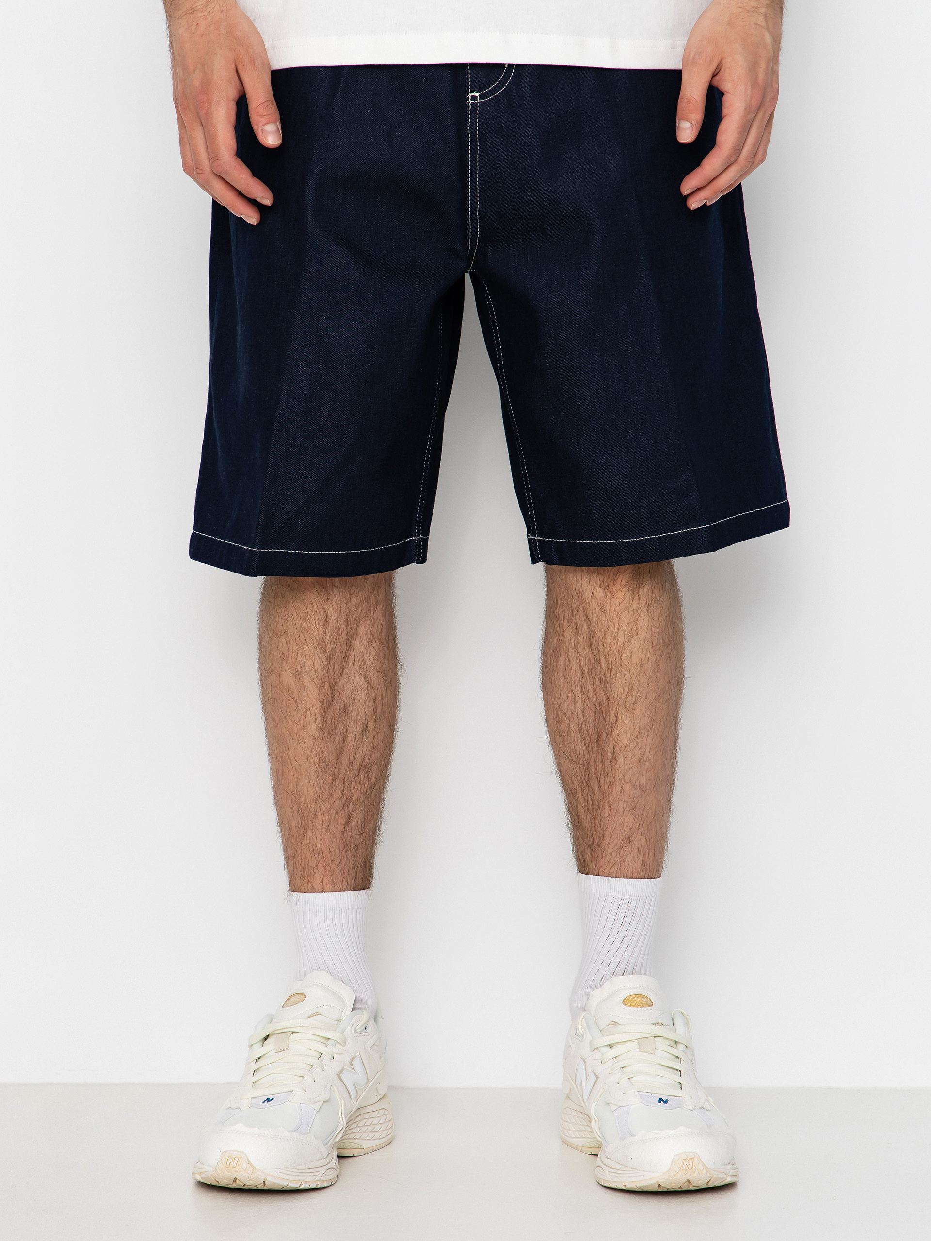 Pantaloni scuru021bi Carhartt WIP Brandon (blue rigrid)