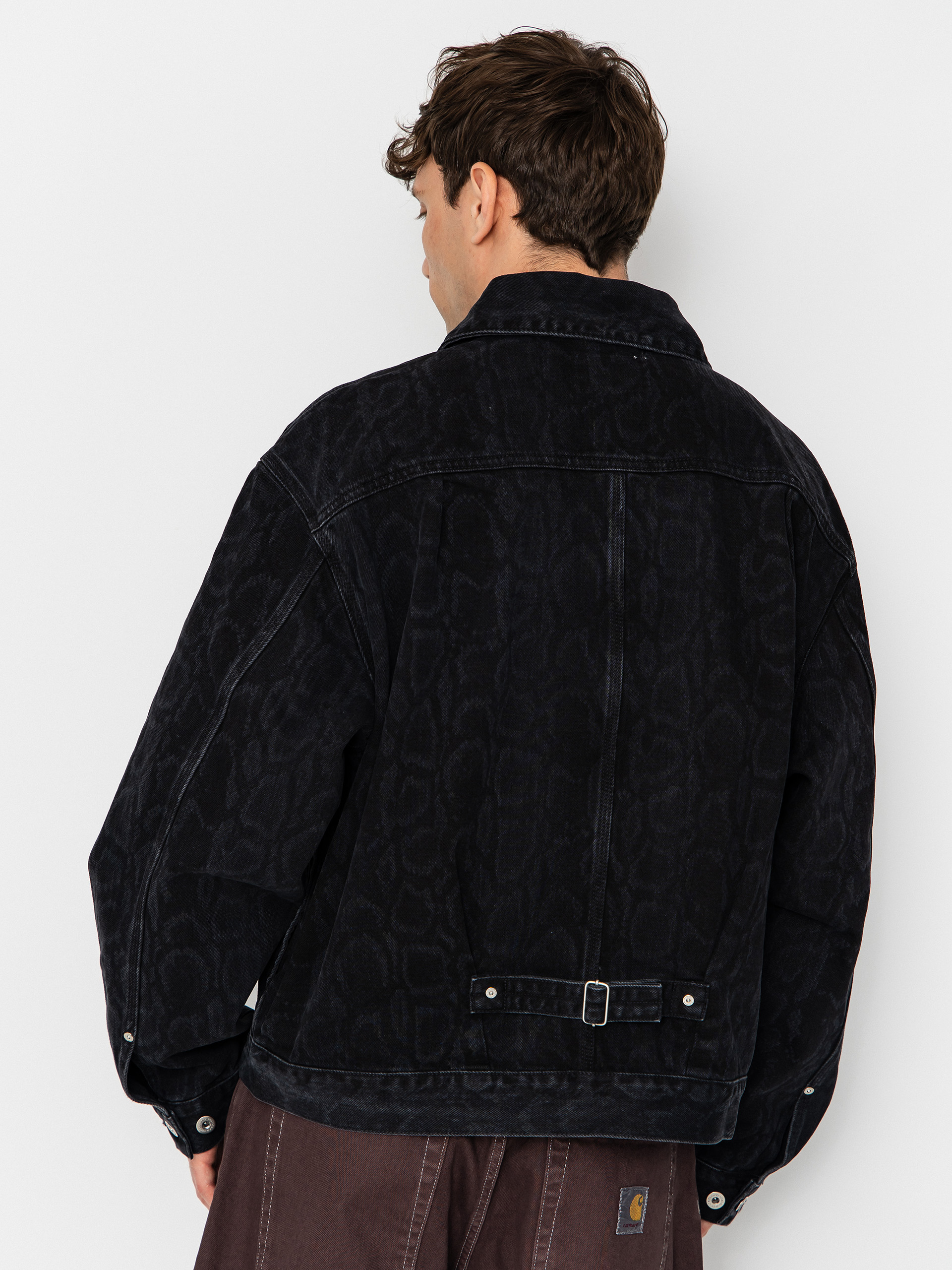 Geacă Carhartt WIP Belmar (snake camo/black)