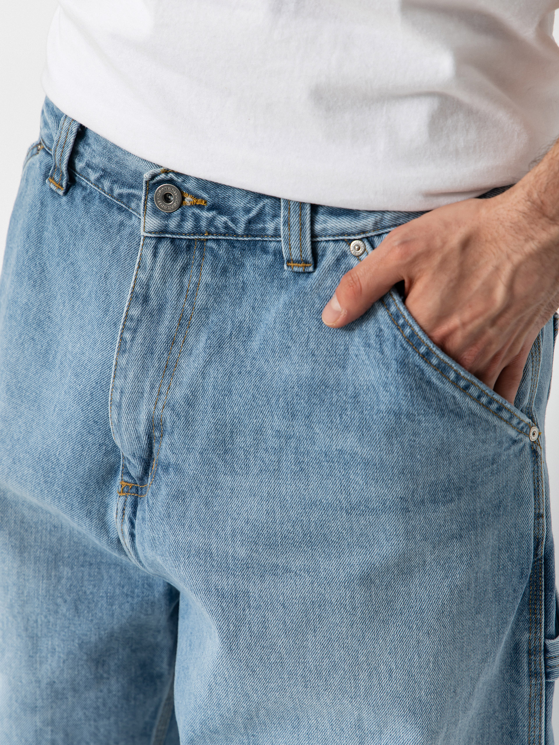 Pantaloni Carhartt WIP Belmont (blue heavy worn bleached)