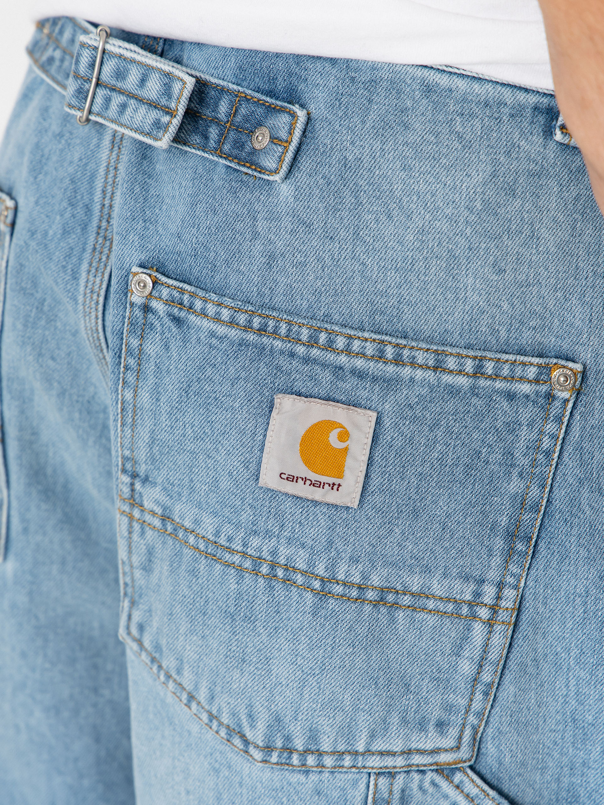 Pantaloni Carhartt WIP Belmont (blue heavy worn bleached)