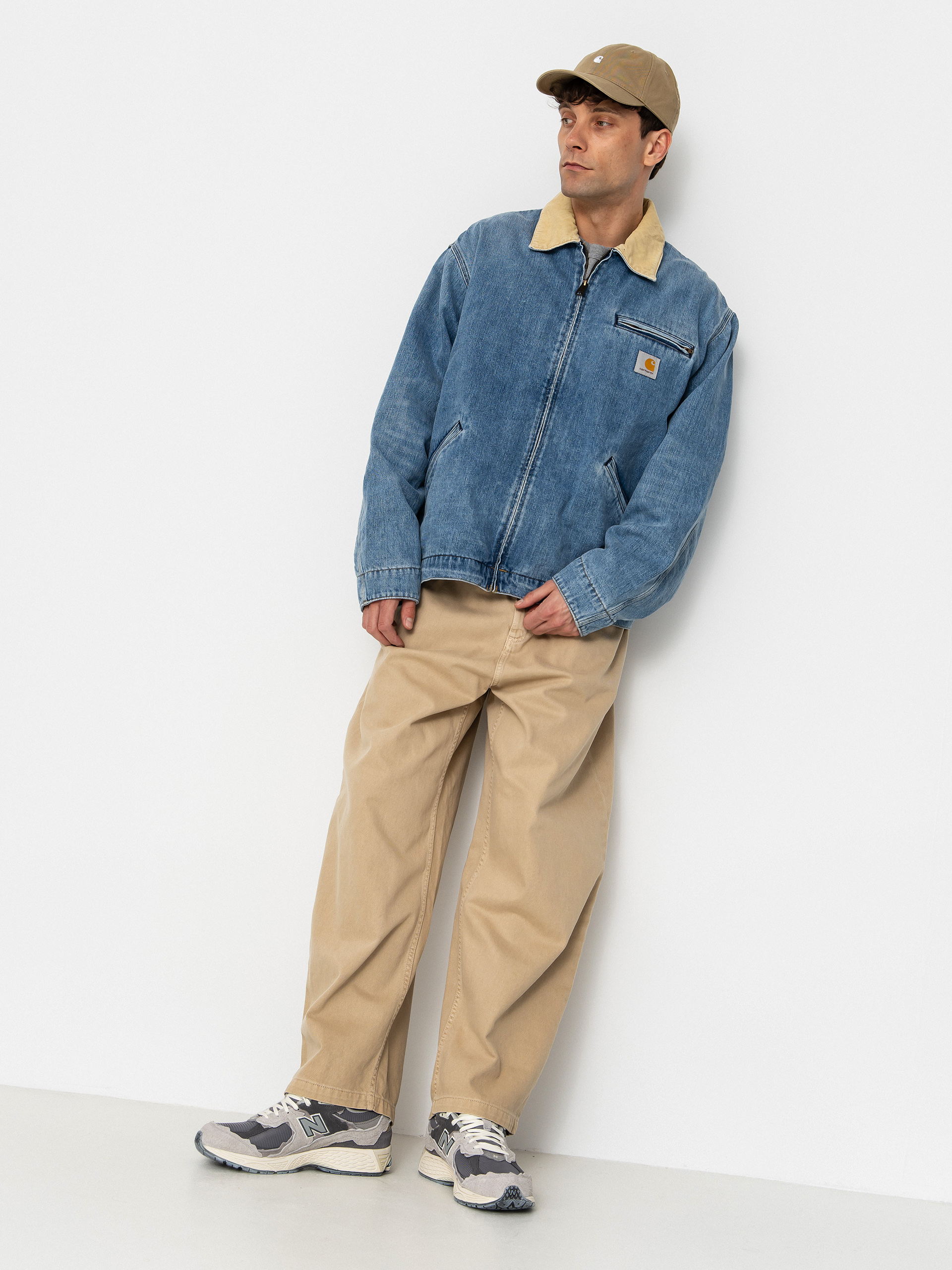 Geacă Carhartt WIP OG Detroit (blue/dusty h brown)