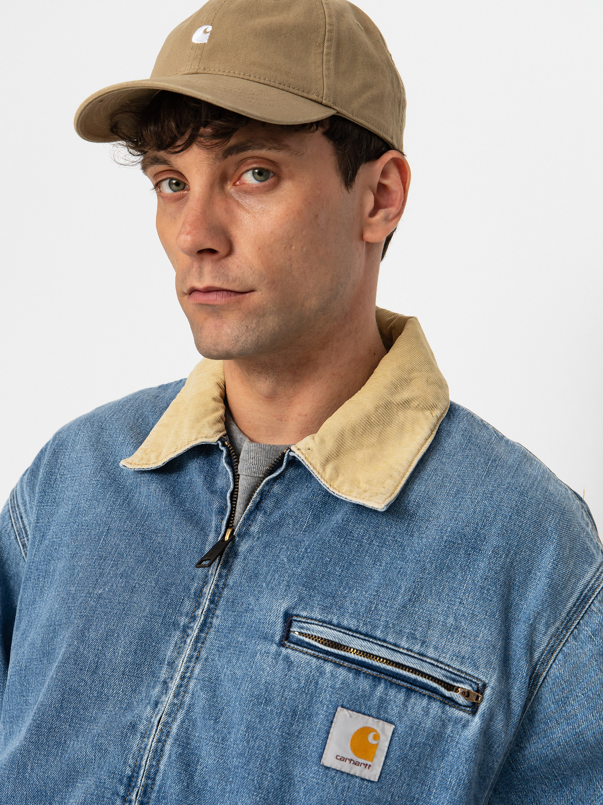 Geacă Carhartt WIP OG Detroit (blue/dusty h brown)