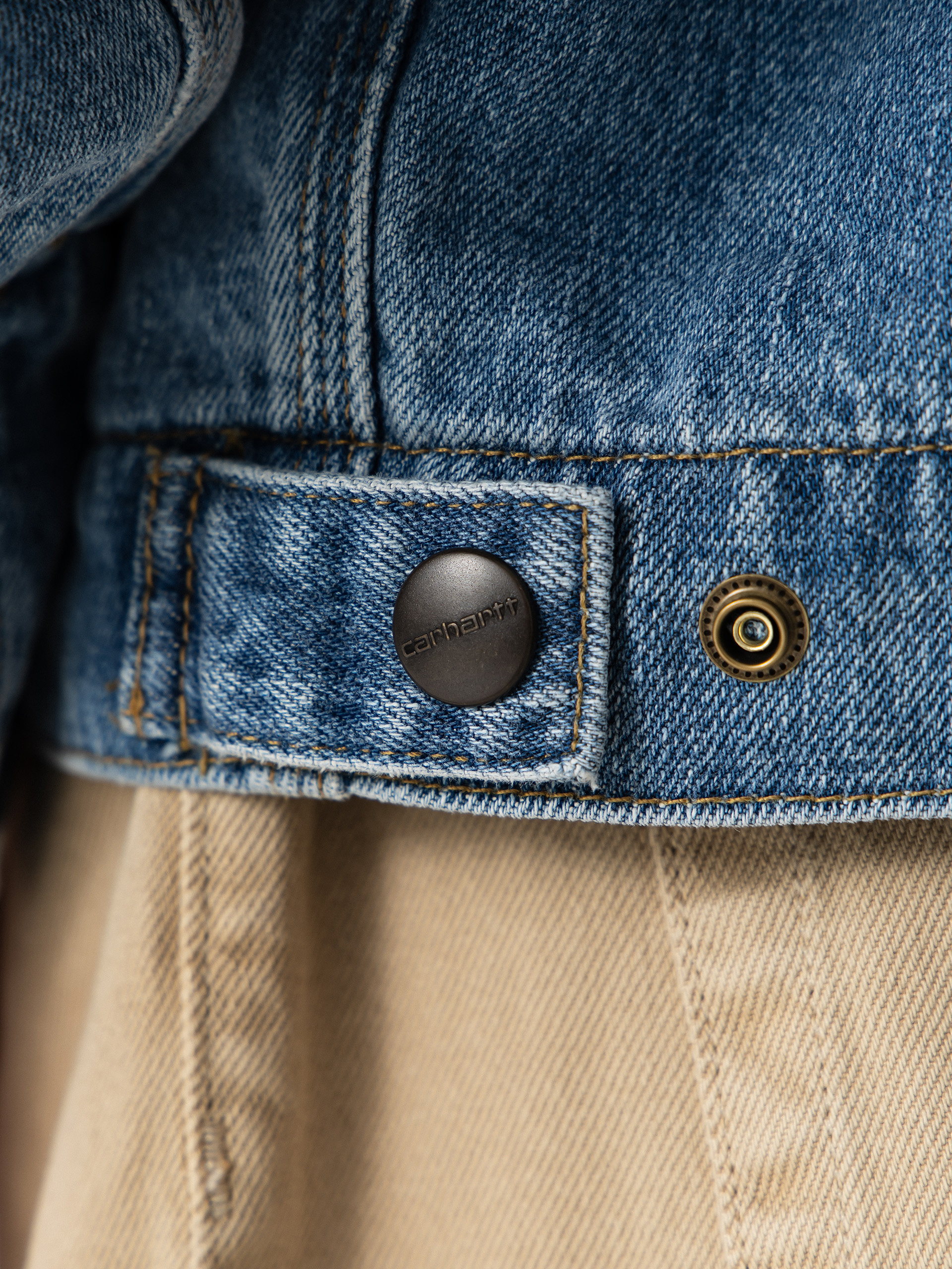 Geacă Carhartt WIP OG Detroit (blue/dusty h brown)