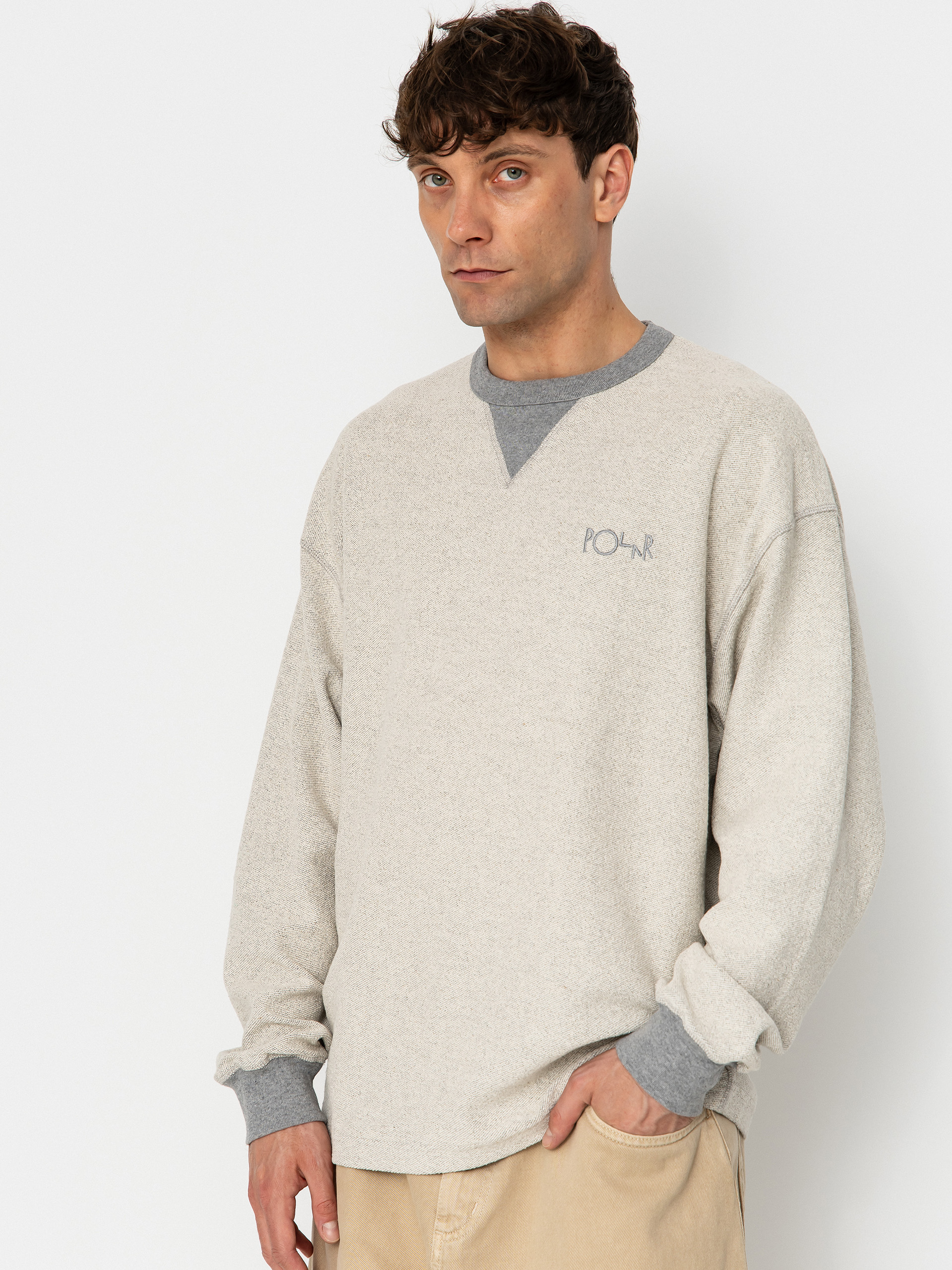 Pulover Polar Skate Reversed (heather grey)