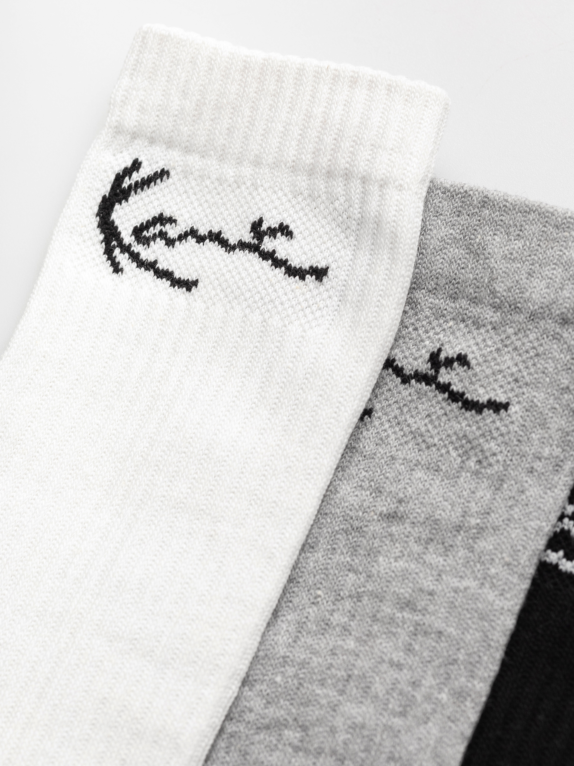 Șosete Karl Kani Signature 3Pk (black/grey/white)