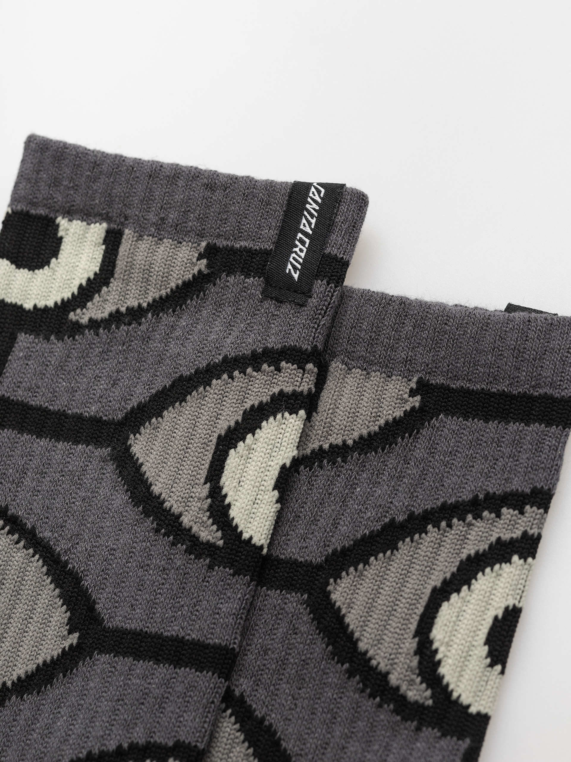 Șosete Santa Cruz Salba Eyess 2pk (black & white)