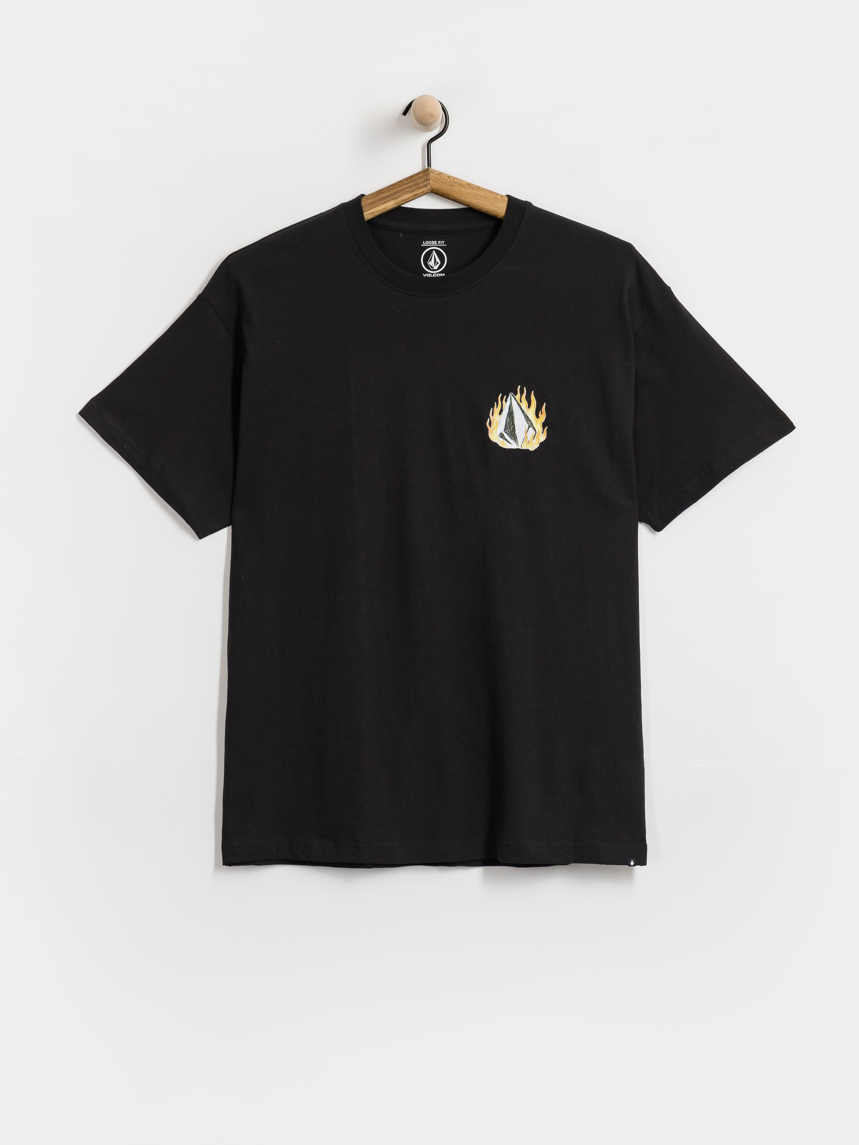 Tricou Volcom Double Fantasy Lse (black)