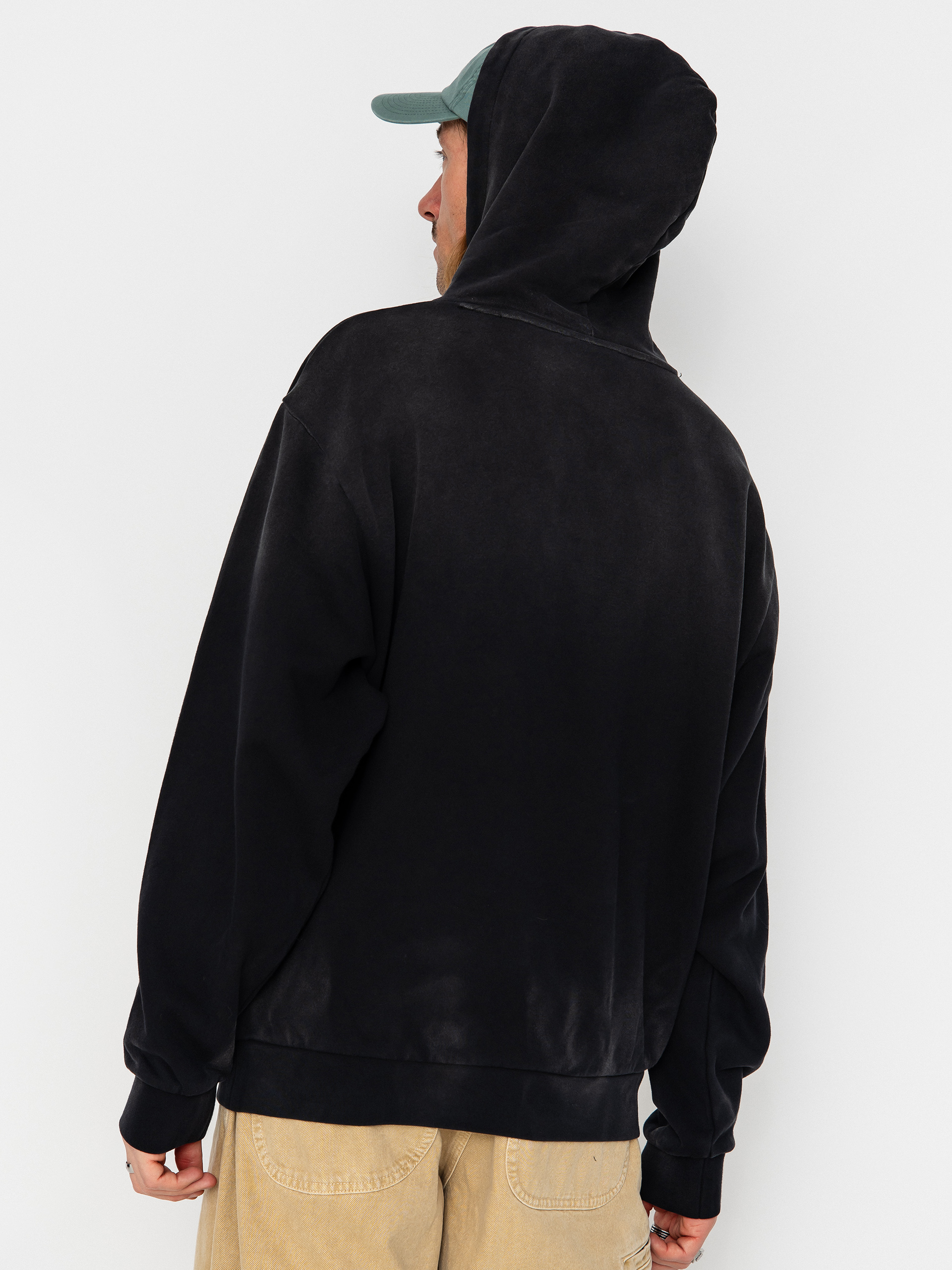 Hanorac cu glugă RipNDip Legendary Nerm HD (black vintage wash)