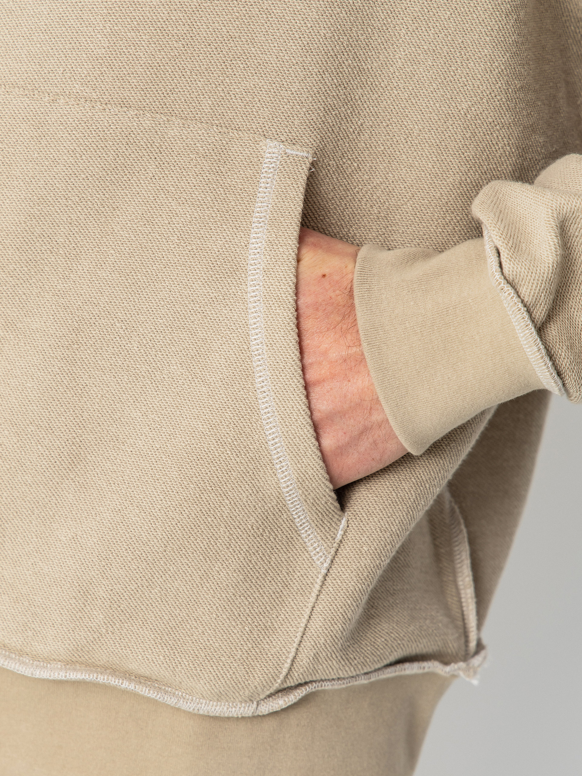 Hanorac cu glugă RipNDip Linked Up Reverse Stitched HD (khaki)