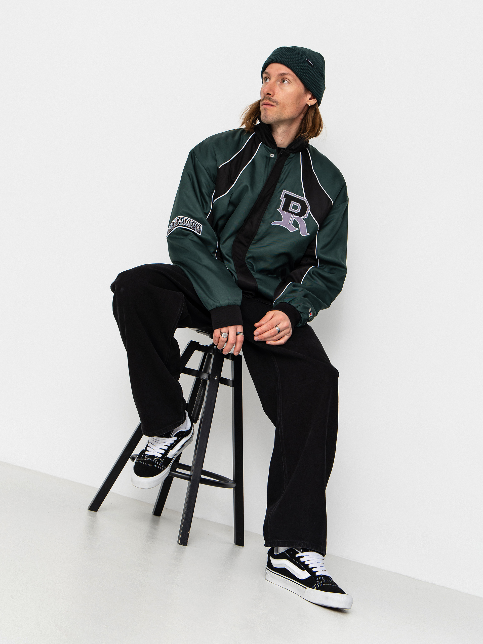 Geacă RipNDip Ripndip Athletics Race (sand/charcoal)