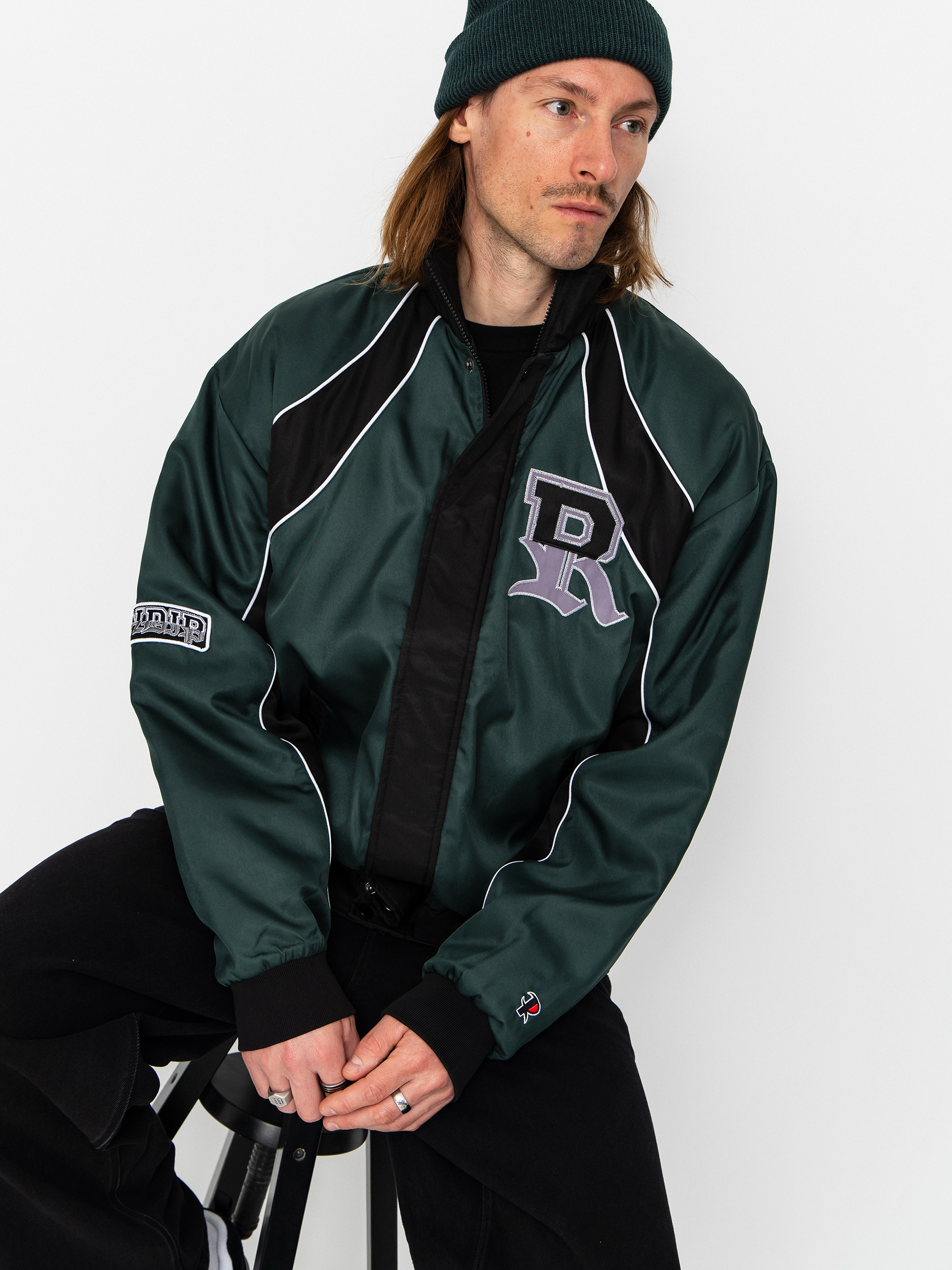 Geacă RipNDip Ripndip Athletics Race (sand/charcoal)