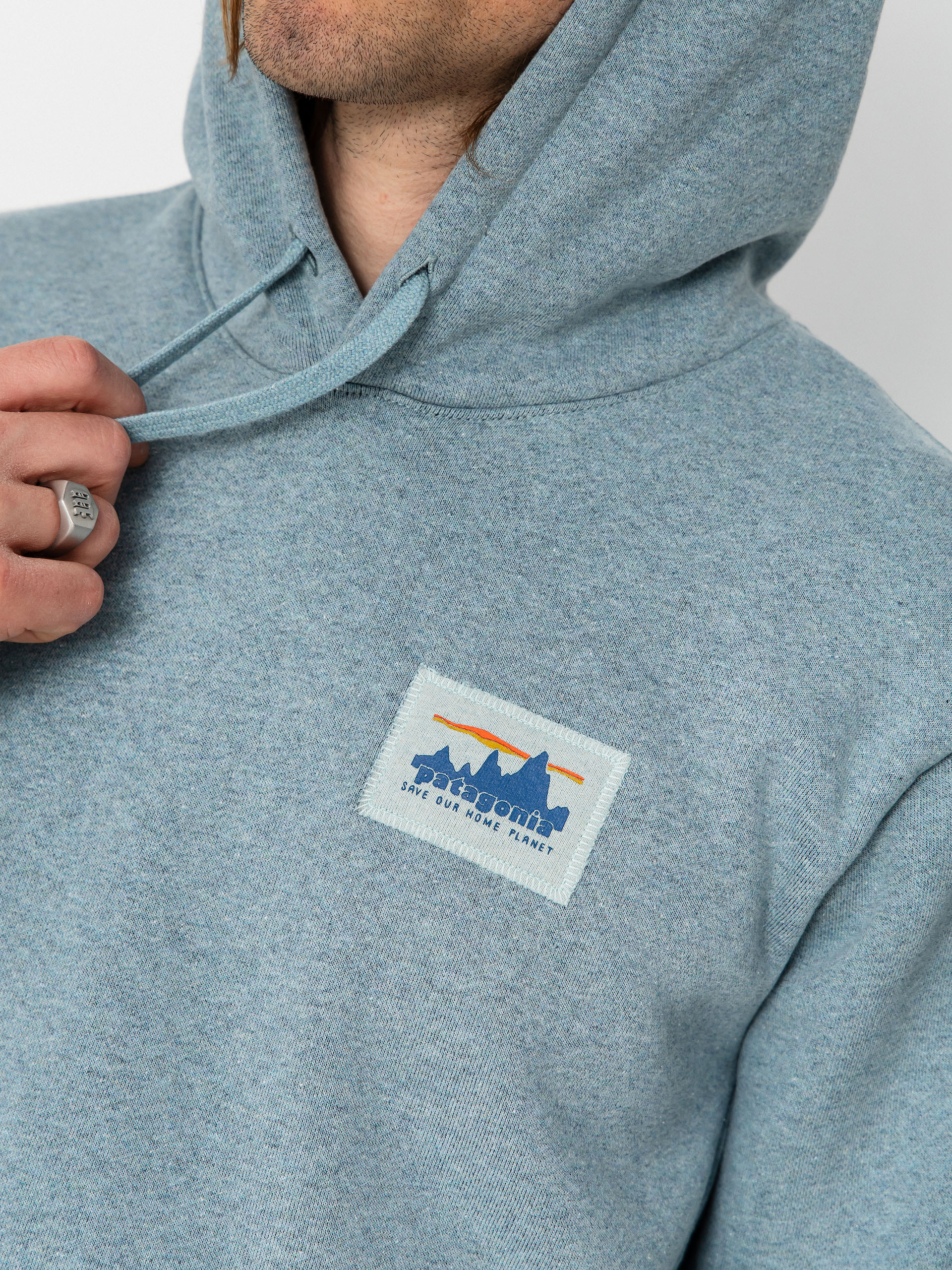 Hanorac cu glugă Patagonia 73 Skyline Uprisal HD (blue sage)