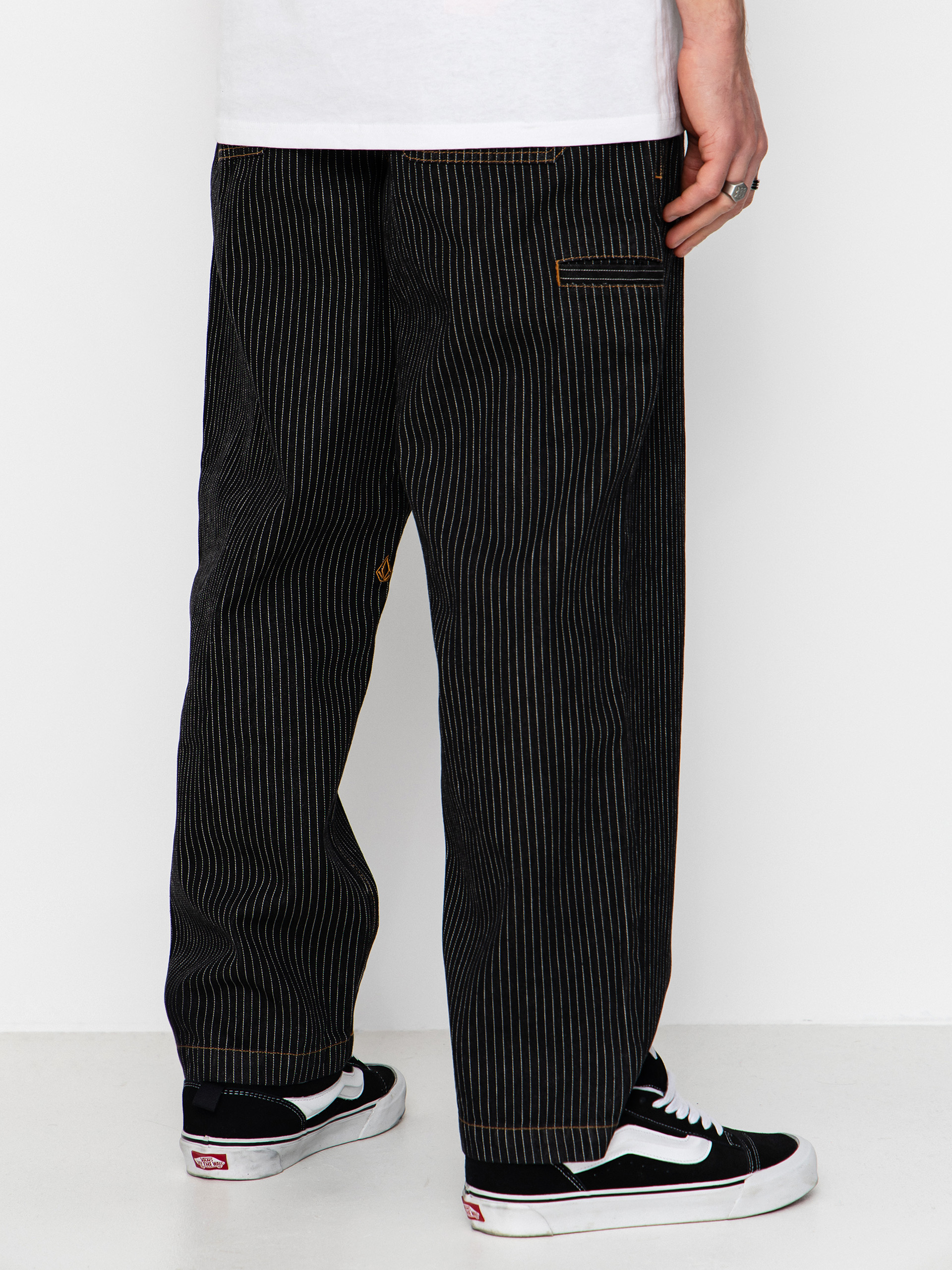Pantaloni Volcom Work Dialed (black stripe)