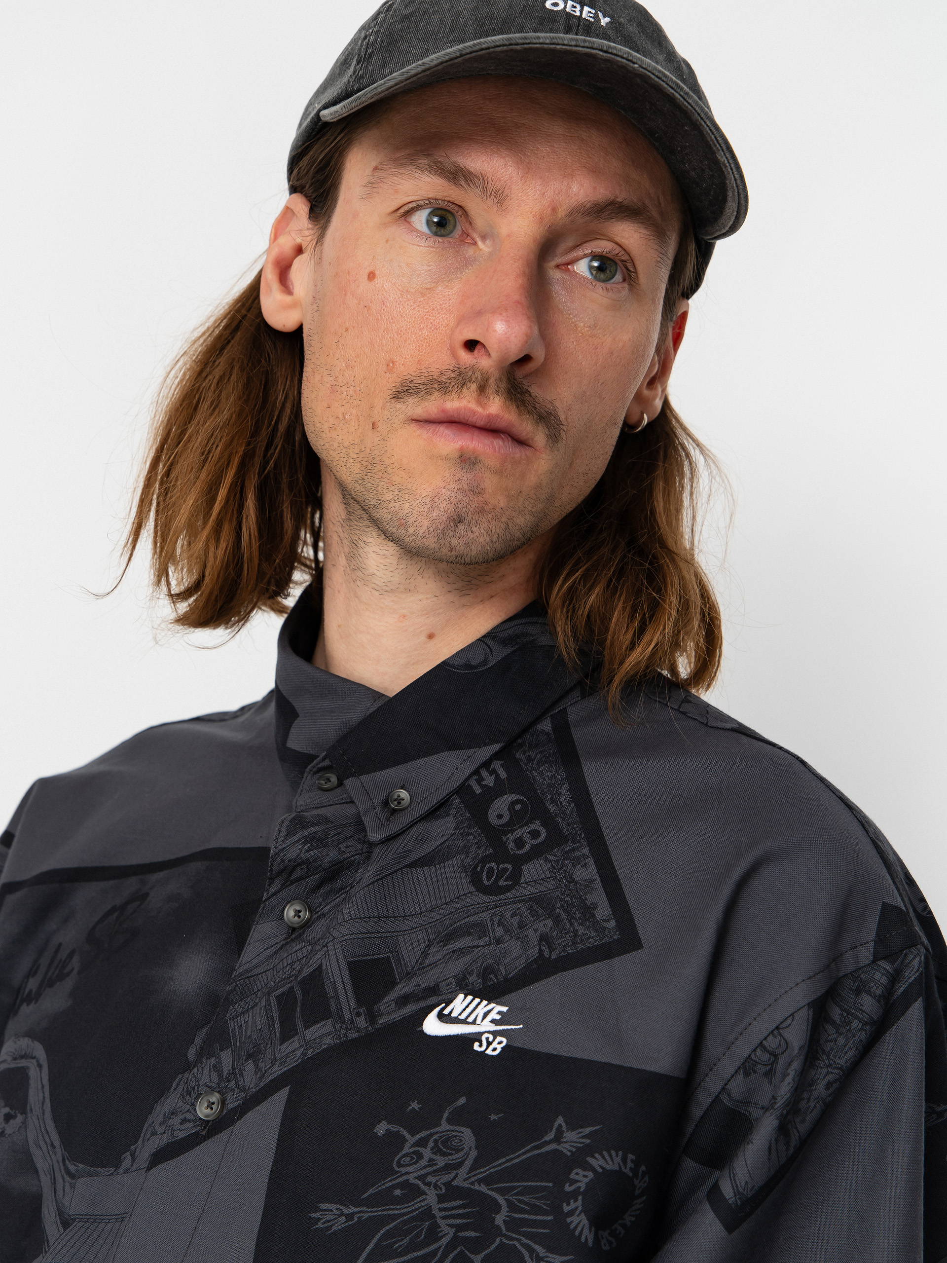 Cămașă Nike SB Nike SB (anthracite)