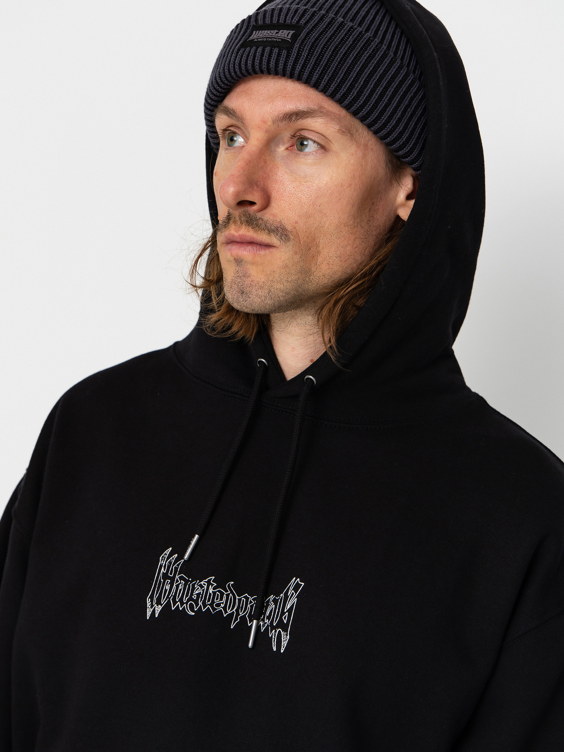 Hanorac cu glugă Wasted Paris Snakes HD (black)