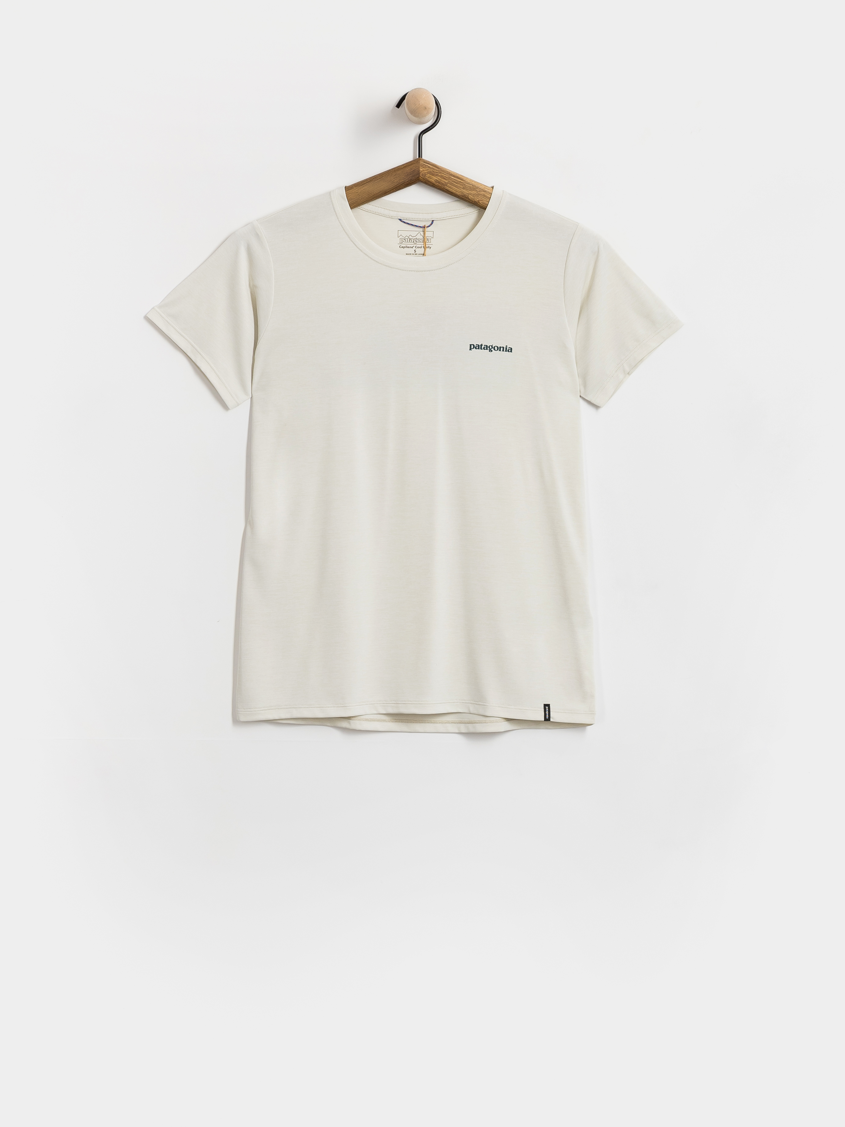 Tricou Patagonia Capilene Cool Boardshort Logo Wmn (dyno white)