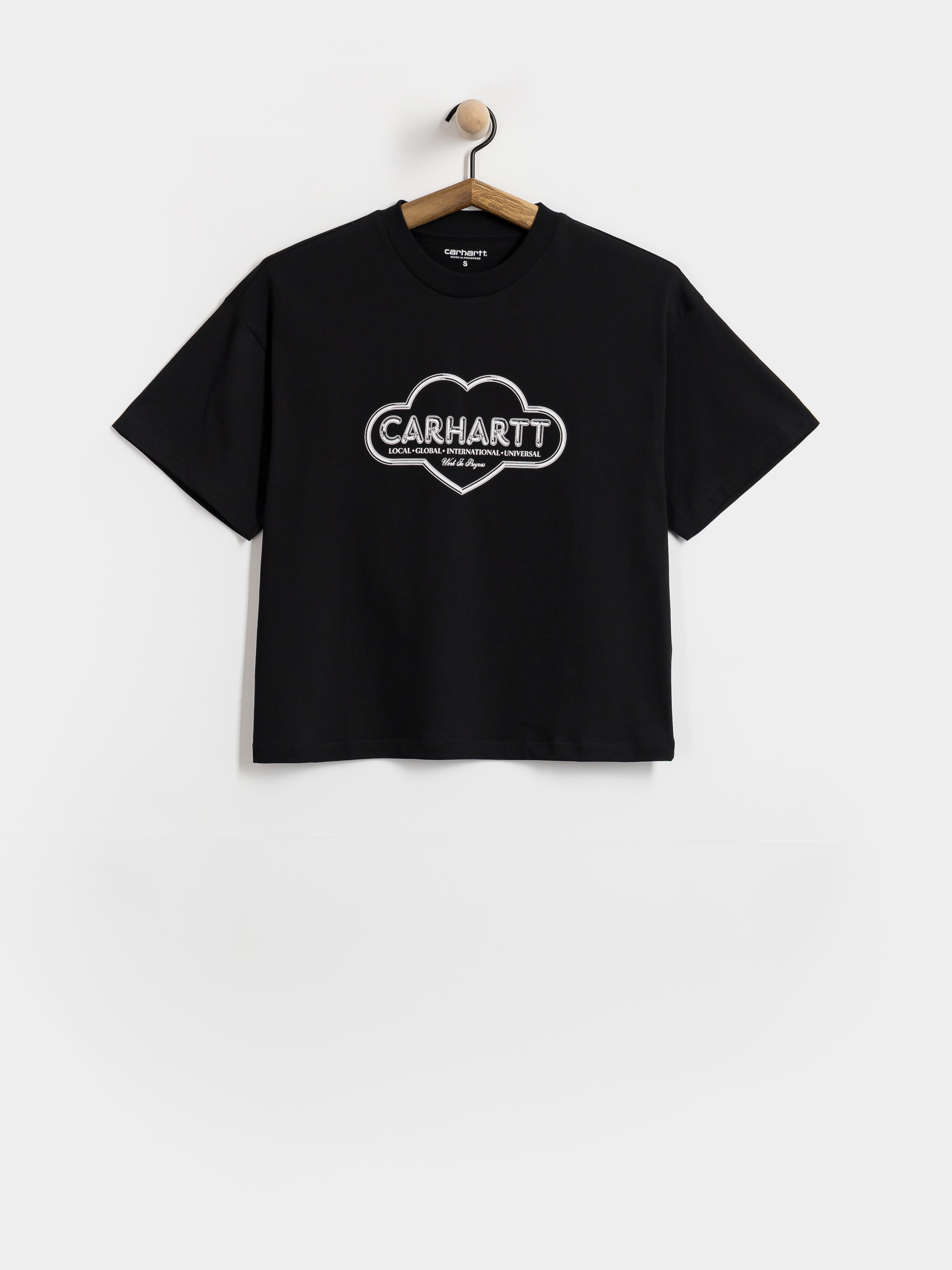 Tricou Carhartt WIP Cloud Heart Wmn (black)