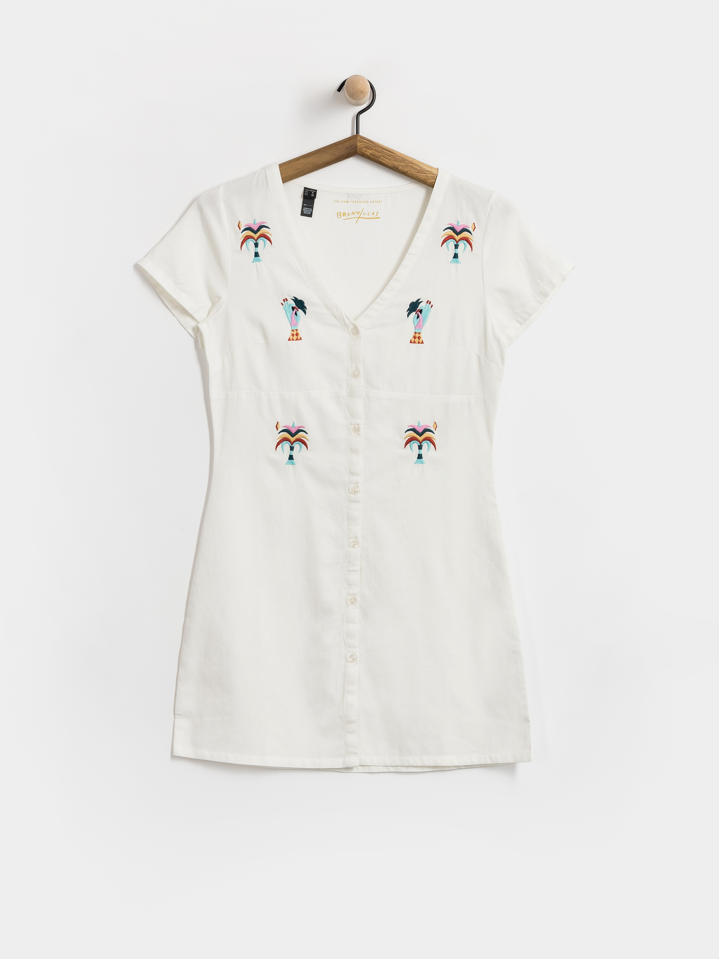 Fustu0103 Volcom Fa Bruno Lucas Wmn (off white)