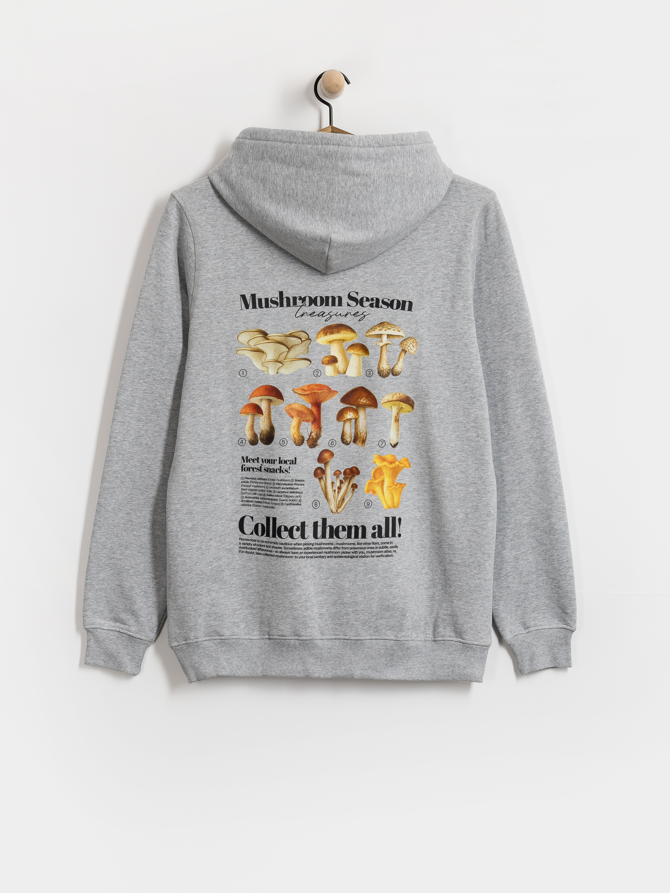 Hanorac cu glugă Palto Mushroom Hunter HD (grey)