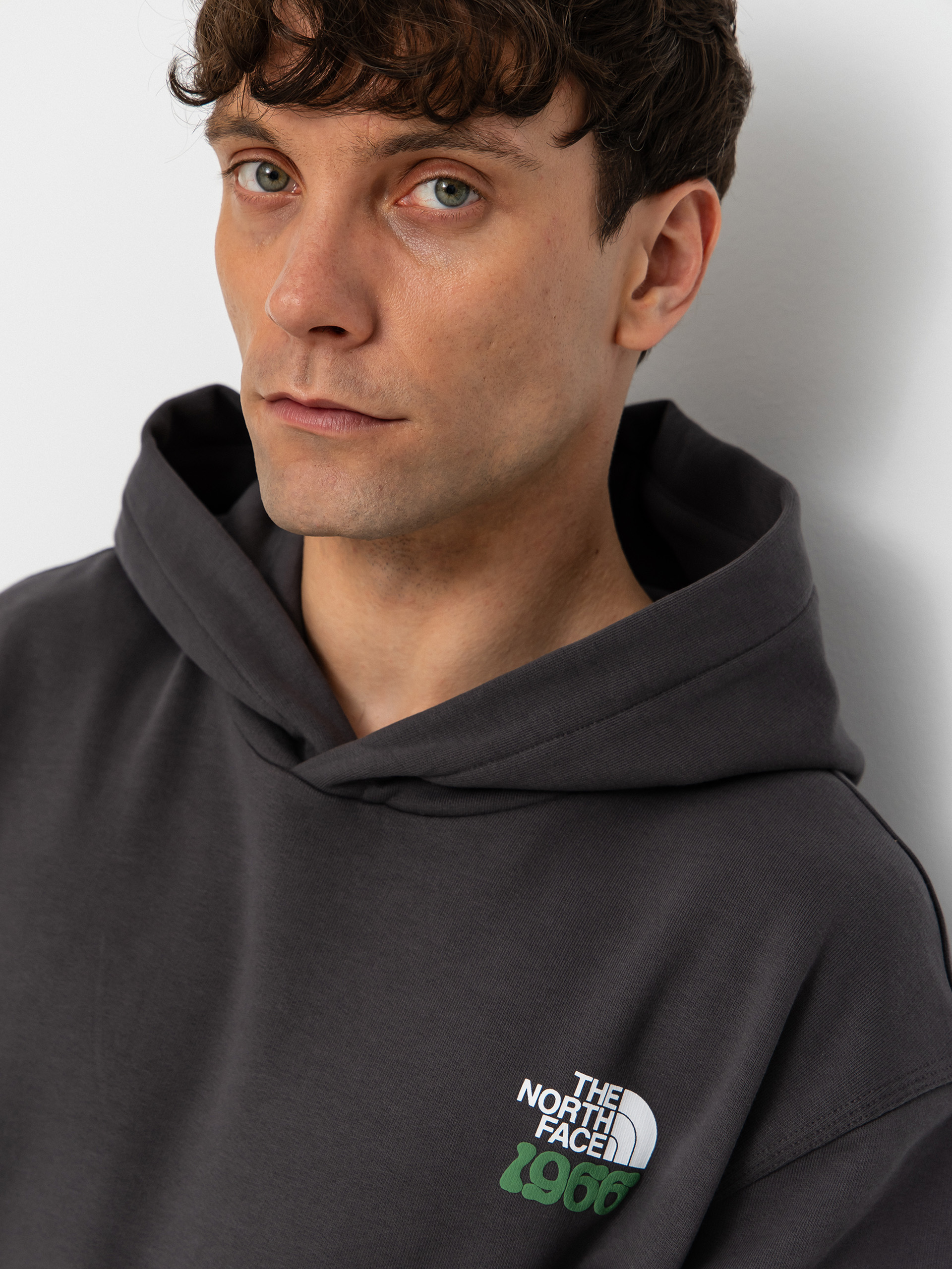 Hanorac cu glugă The North Face Motion Relaxed HD (anthracite grey)