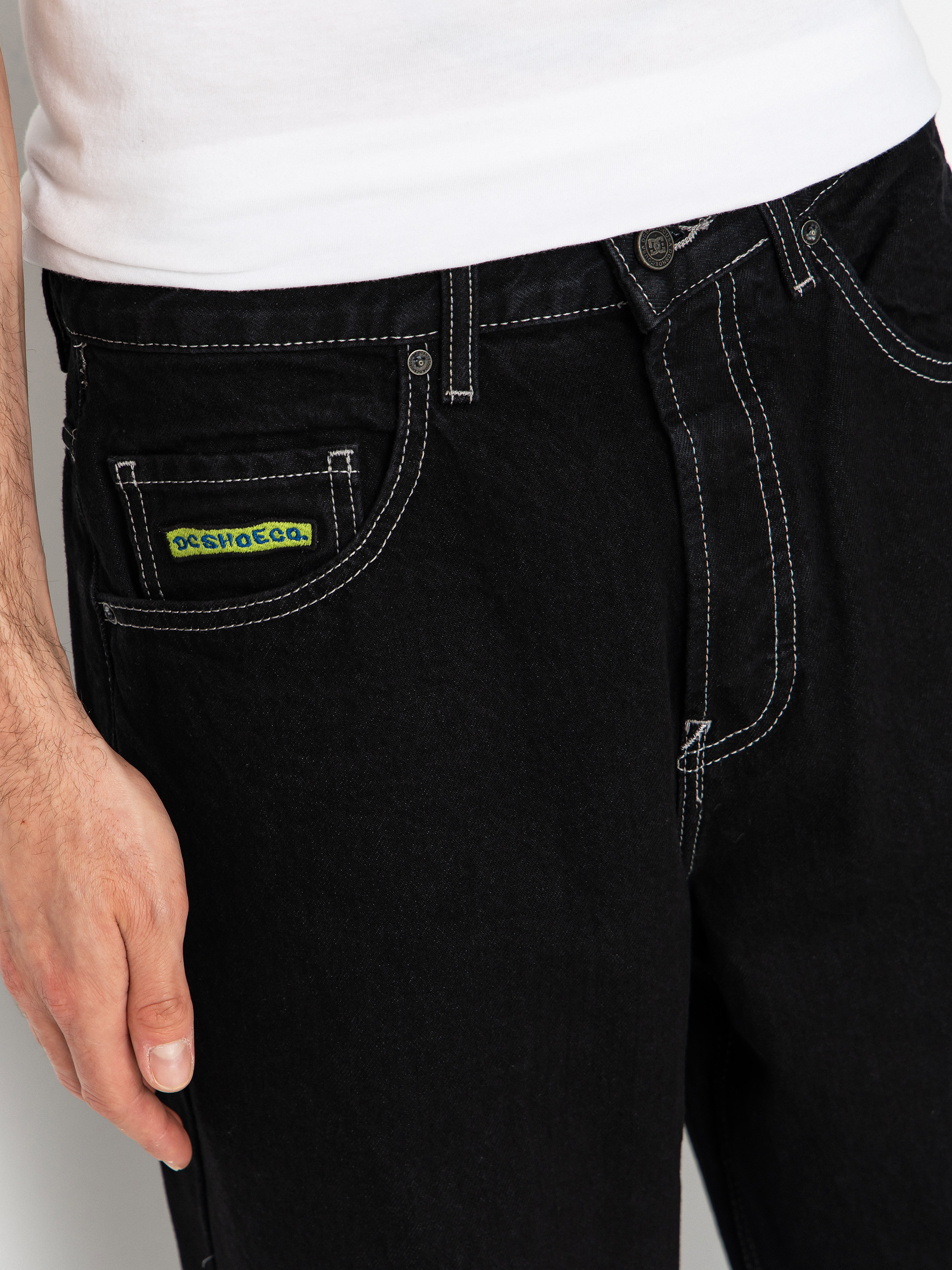 Pantaloni DC Baggy Denim (black tint)