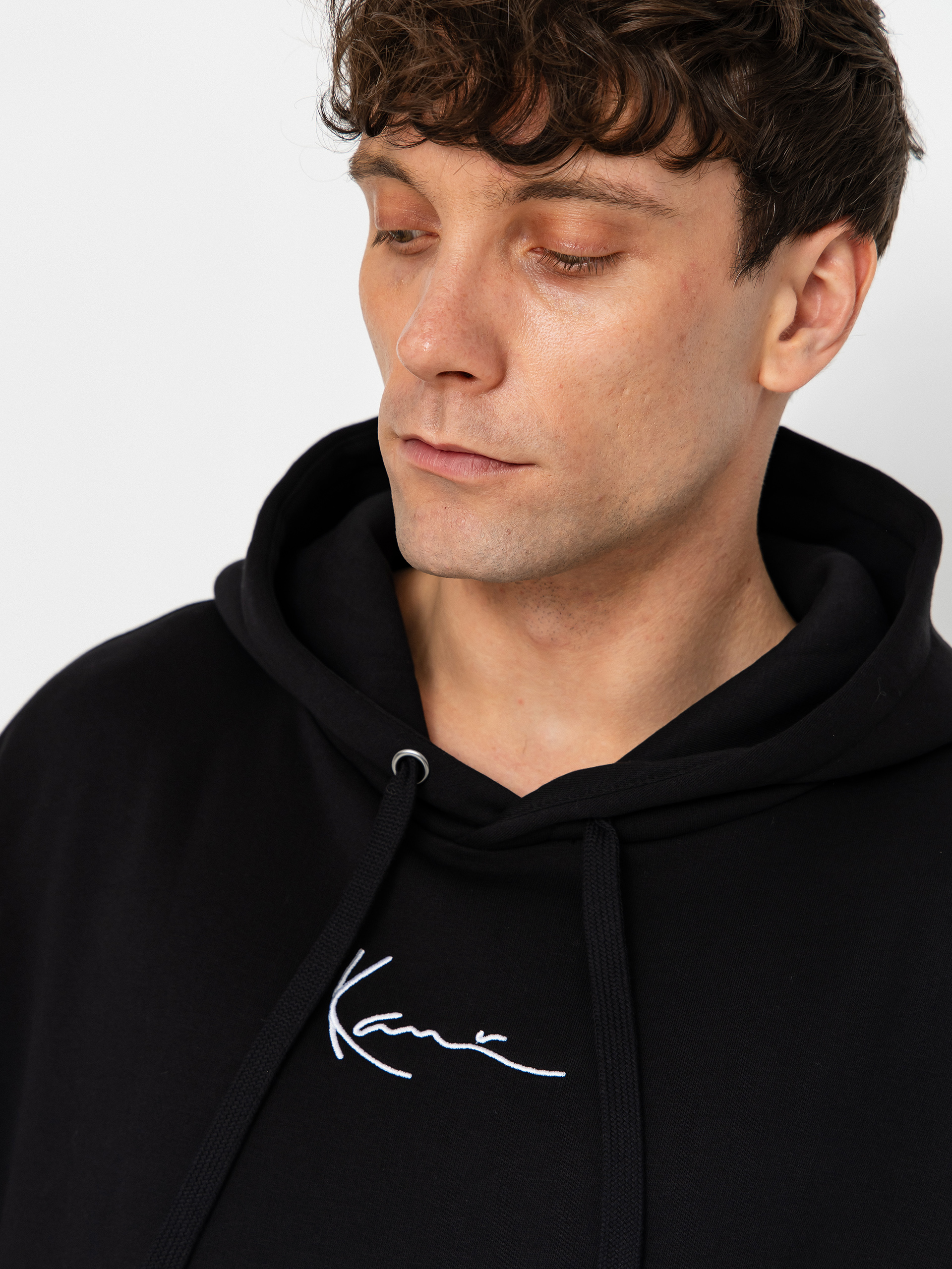 Hanorac cu glugă Karl Kani Small Signature HD (black)