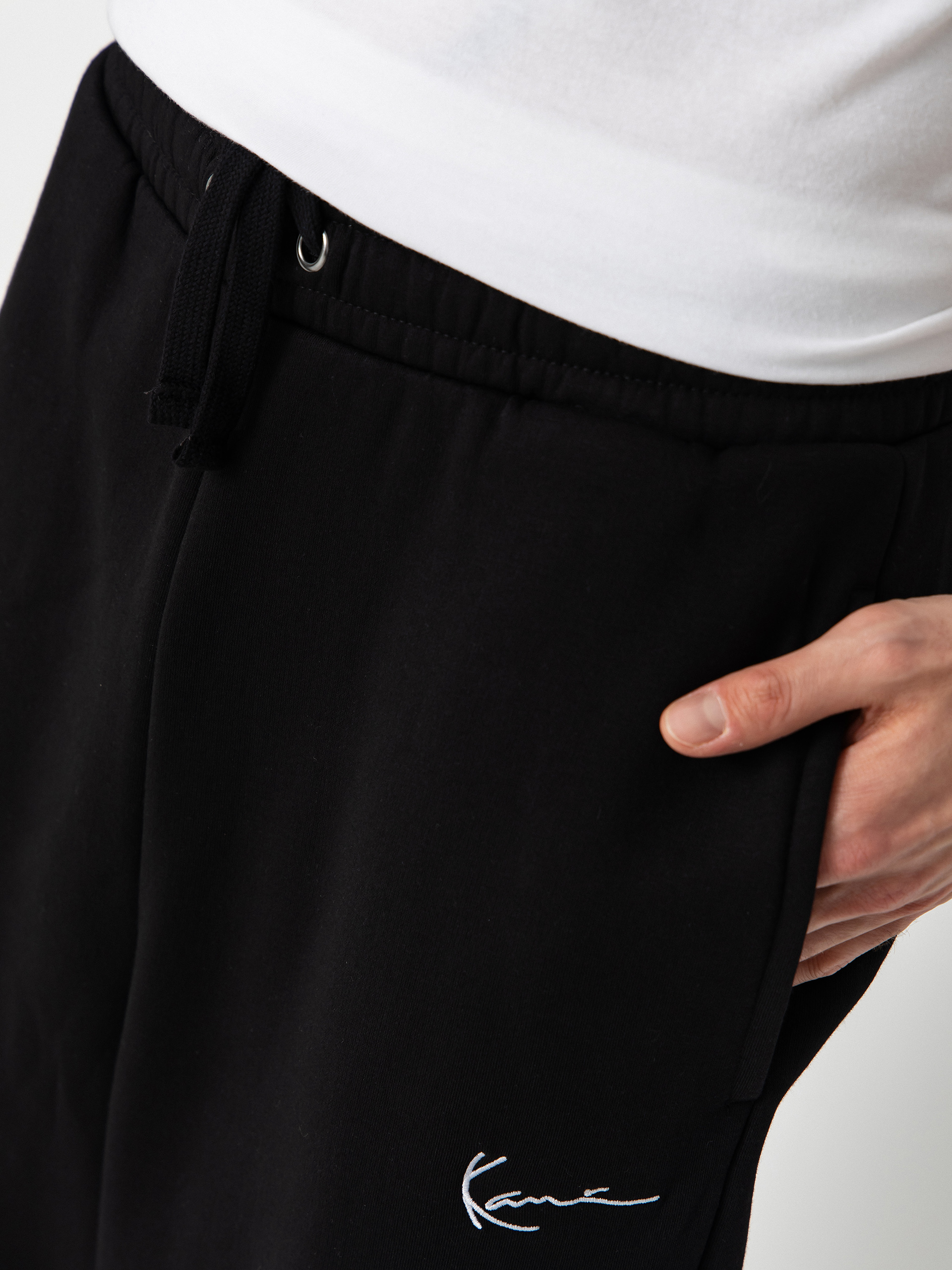 Pantaloni Karl Kani Small Signature Essential Regular (black)