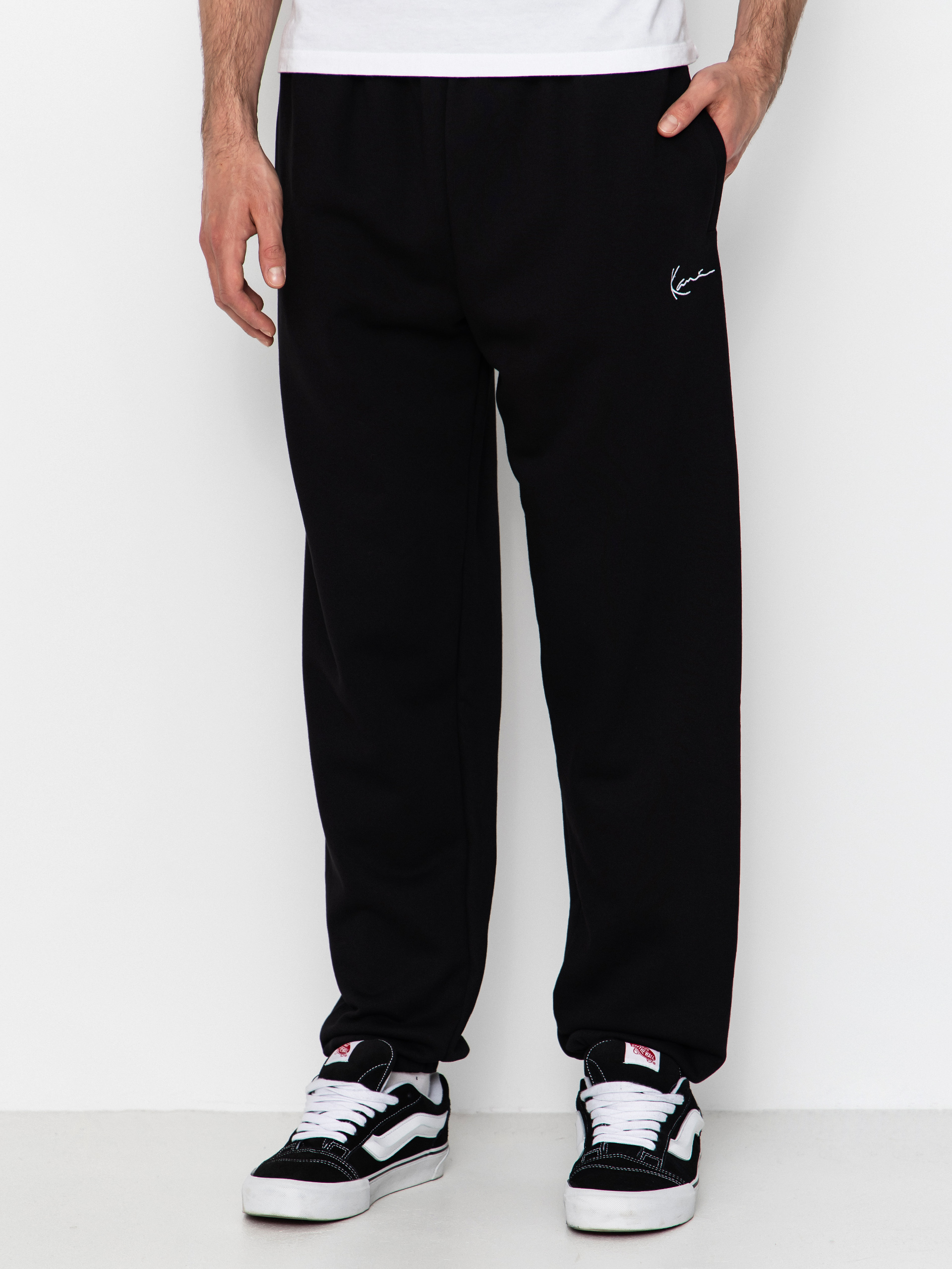 Pantaloni Karl Kani Small Signature Essential Baggy (black)
