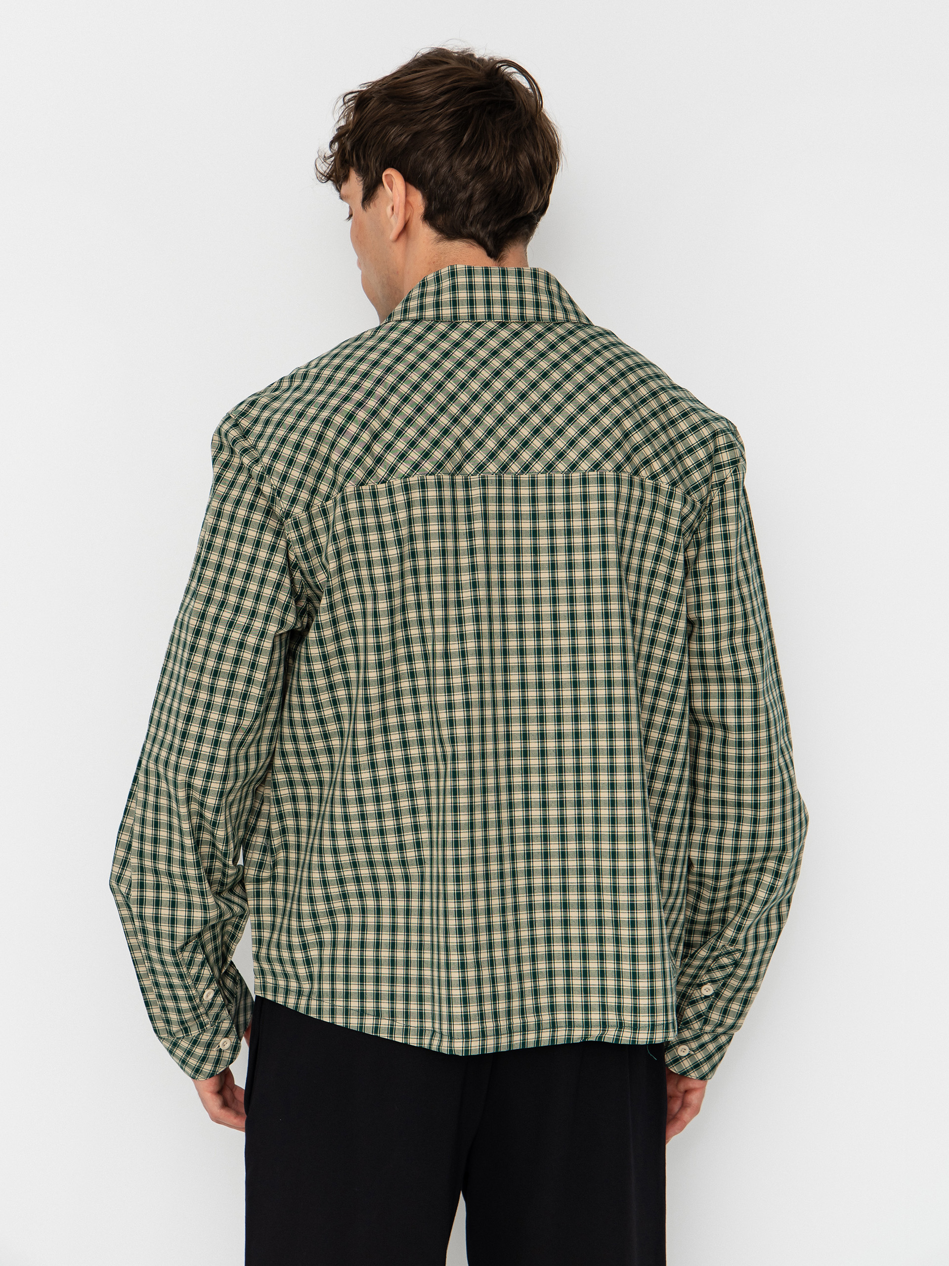 Cămașă Karl Kani Signature Check Boxy (green)