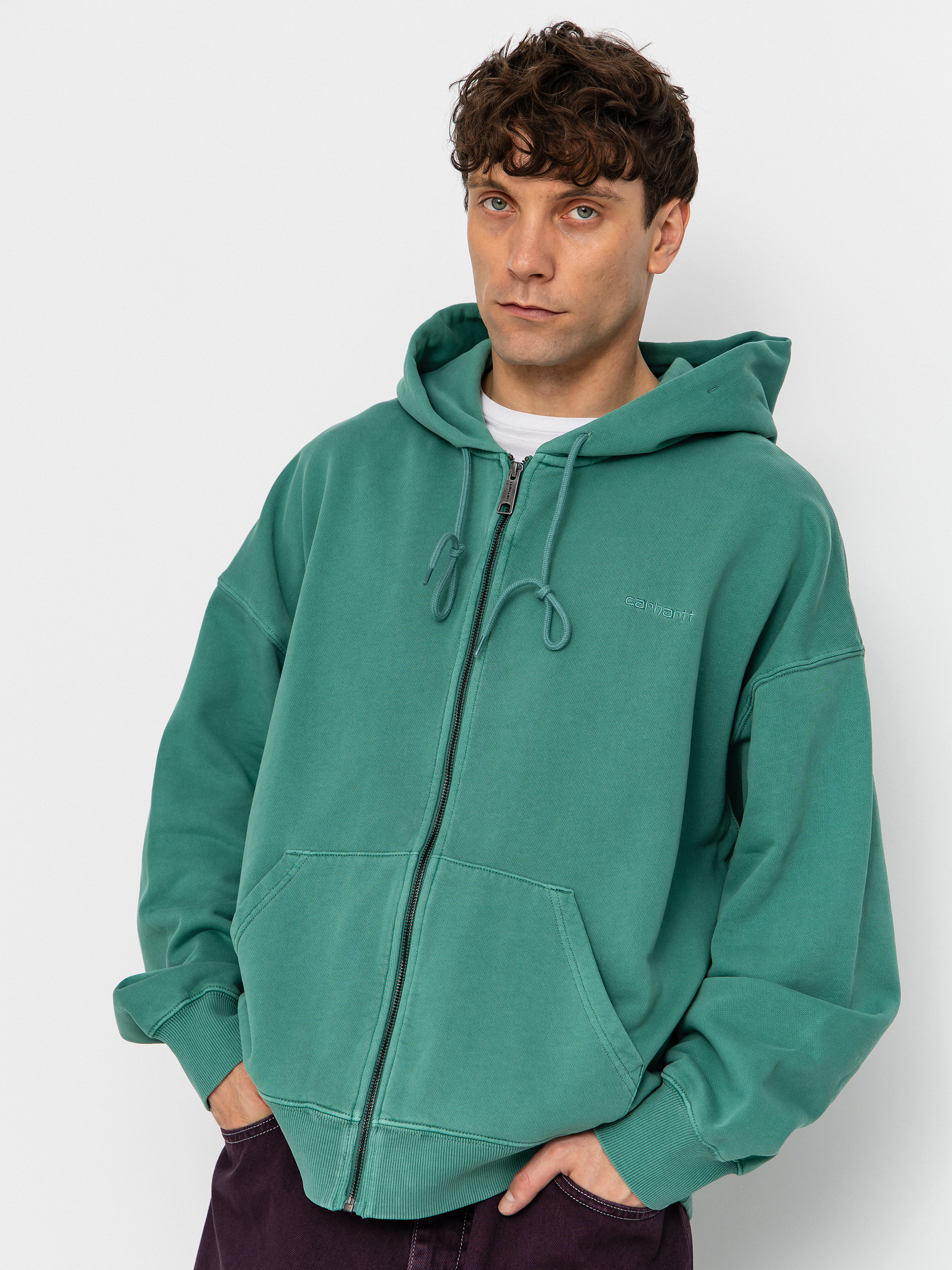 Hanorac cu glugă Carhartt WIP Benton ZHD
