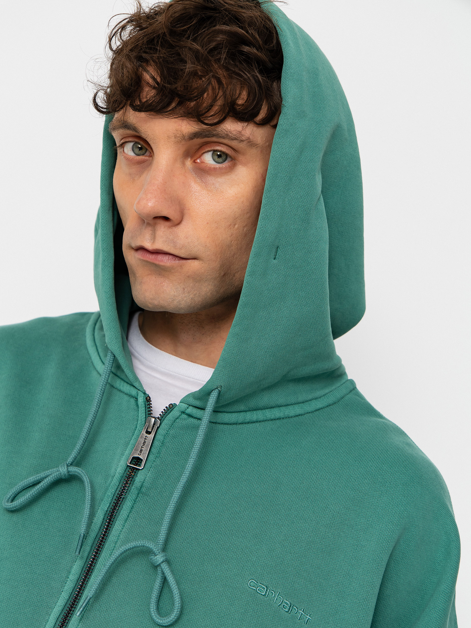 Hanorac cu glugă Carhartt WIP Benton ZHD (lily)