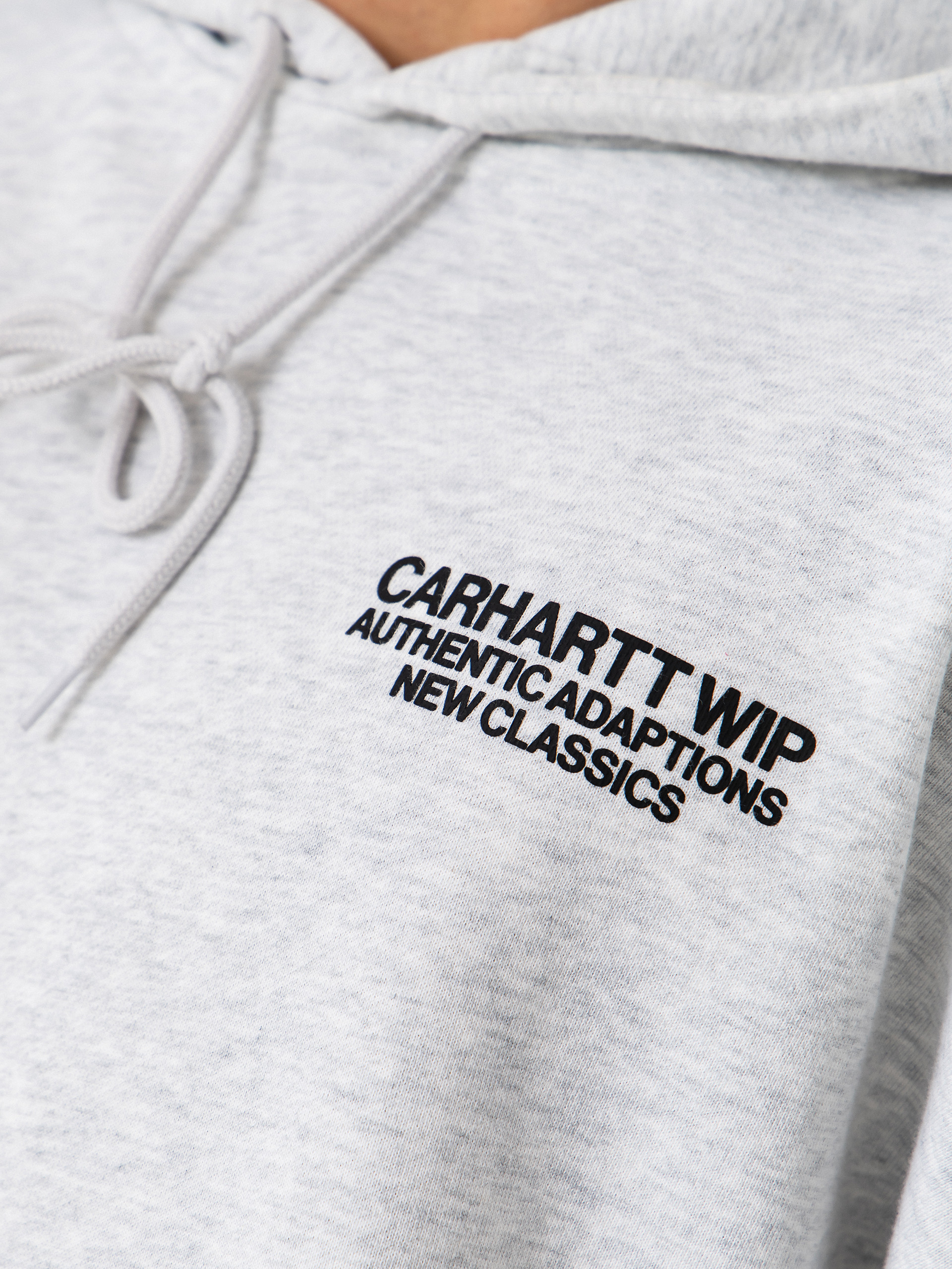 Hanorac cu glugă Carhartt WIP Sean Hamilton HD (ash heather)