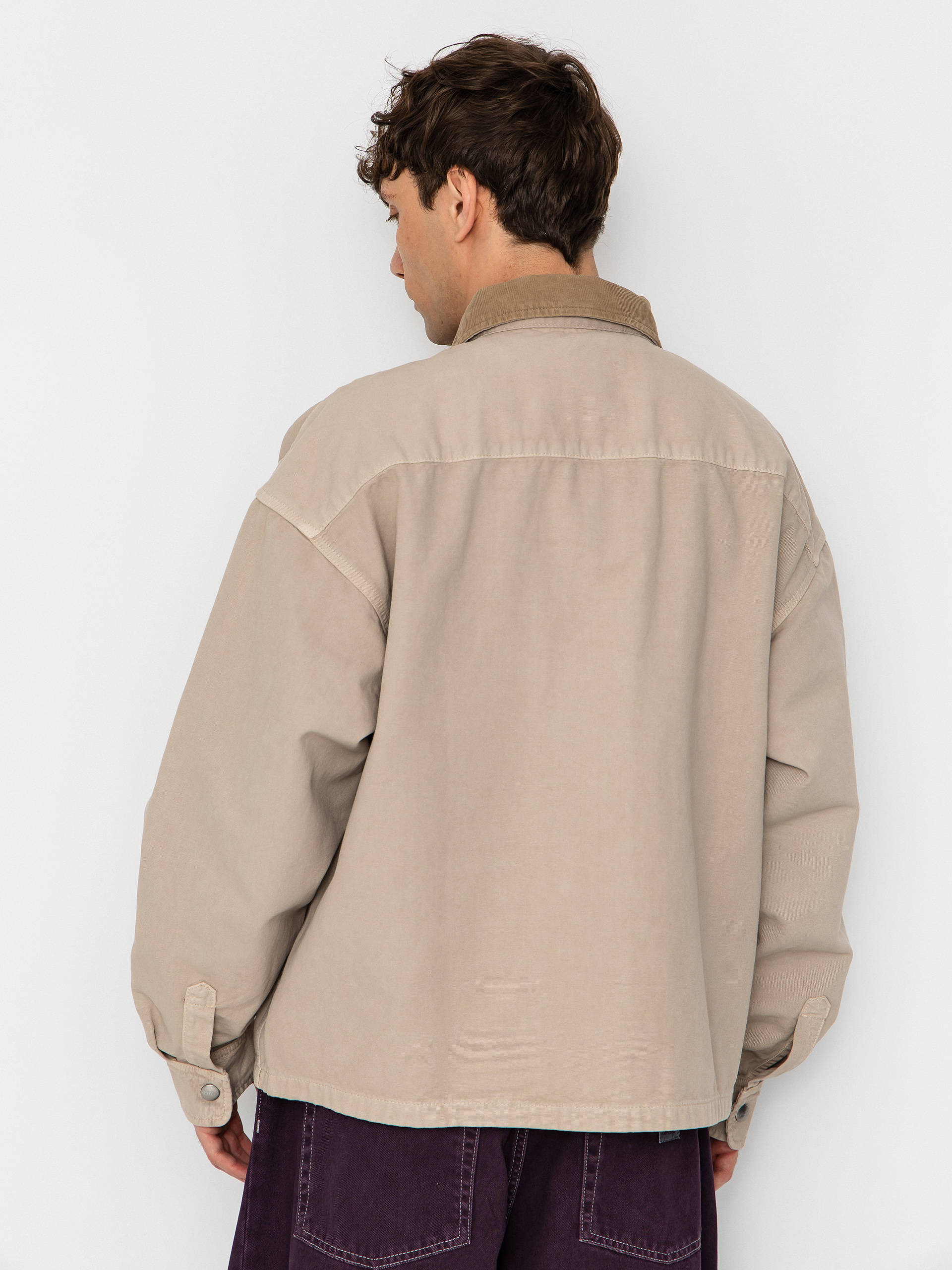 Geacă Carhartt WIP Prescott (string/leather)