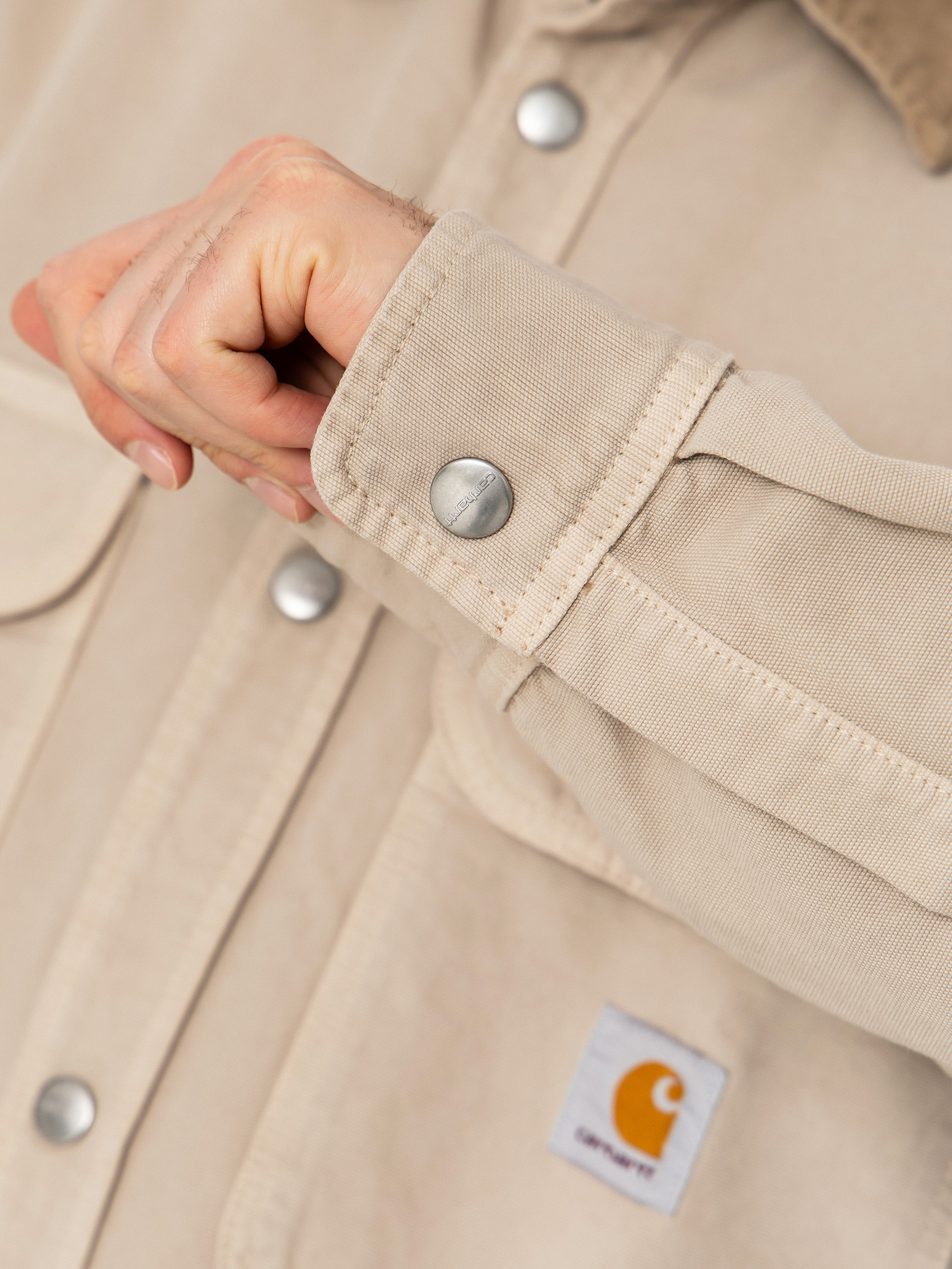 Geacă Carhartt WIP Prescott (string/leather)
