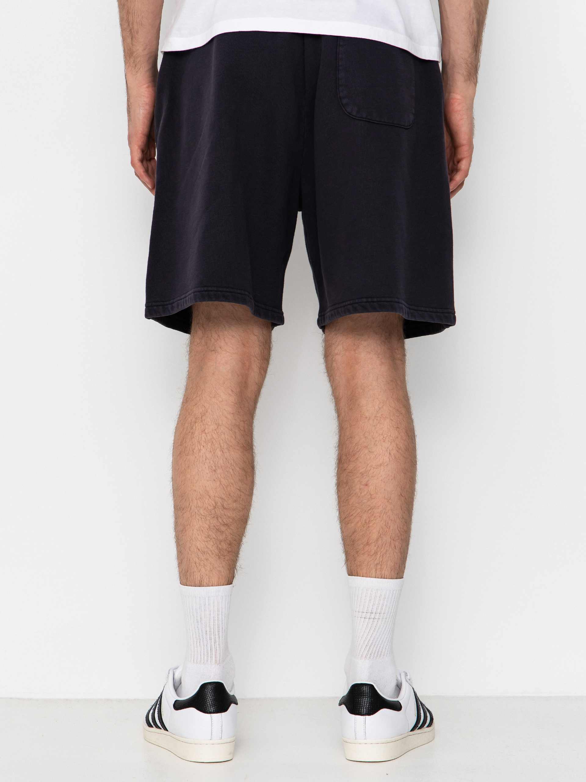 Pantaloni scurți Deus Ex Machina Shield Garment Dyed Track (black)