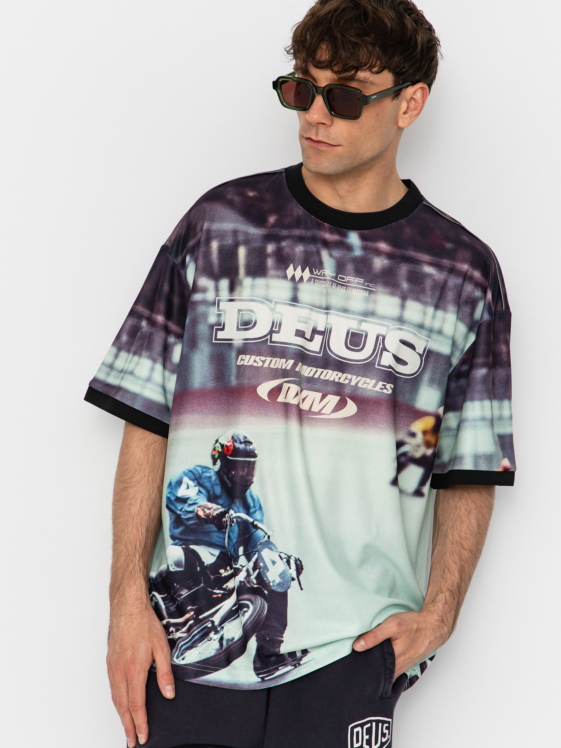 Tricou Deus Ex Machina Enduro Photo Ss Jersey (brown)