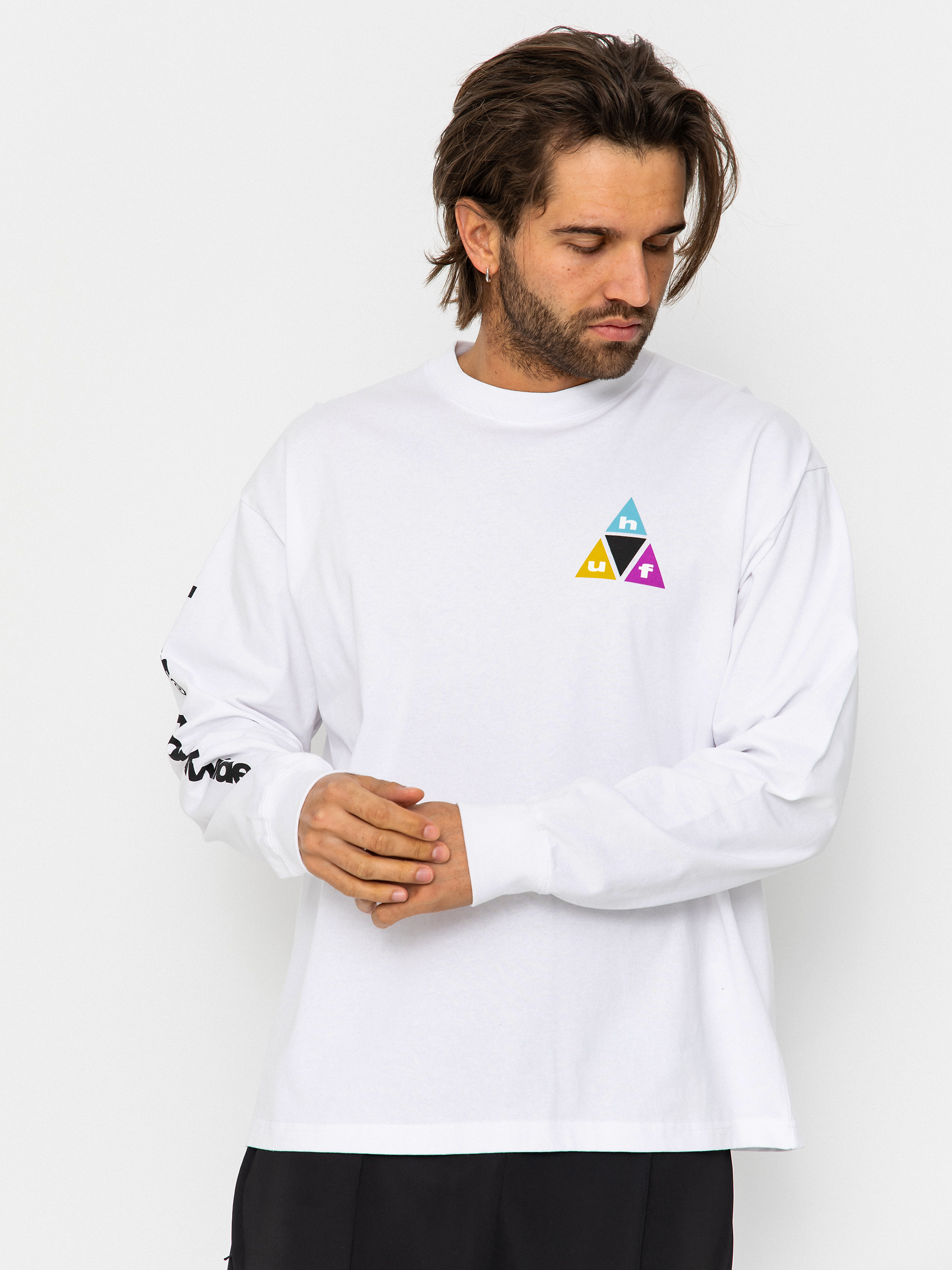 Longsleeve HUF Prism Tt (white)