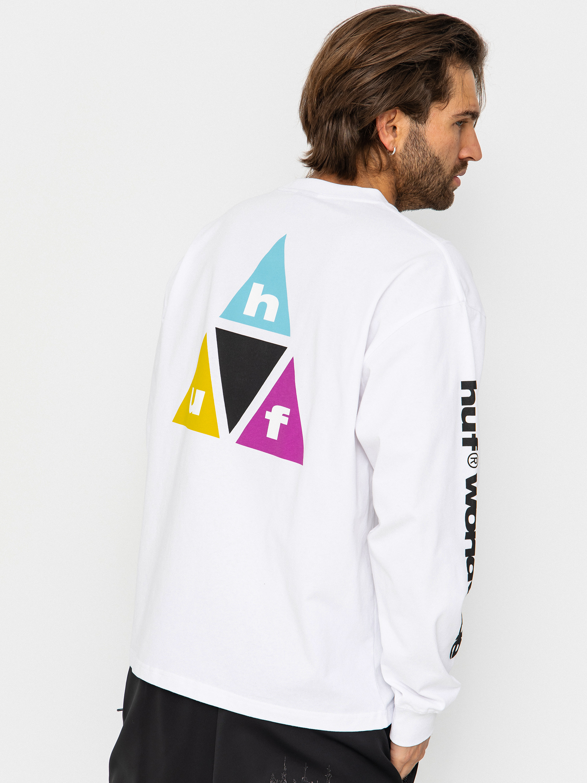 Longsleeve HUF Prism Tt (white)