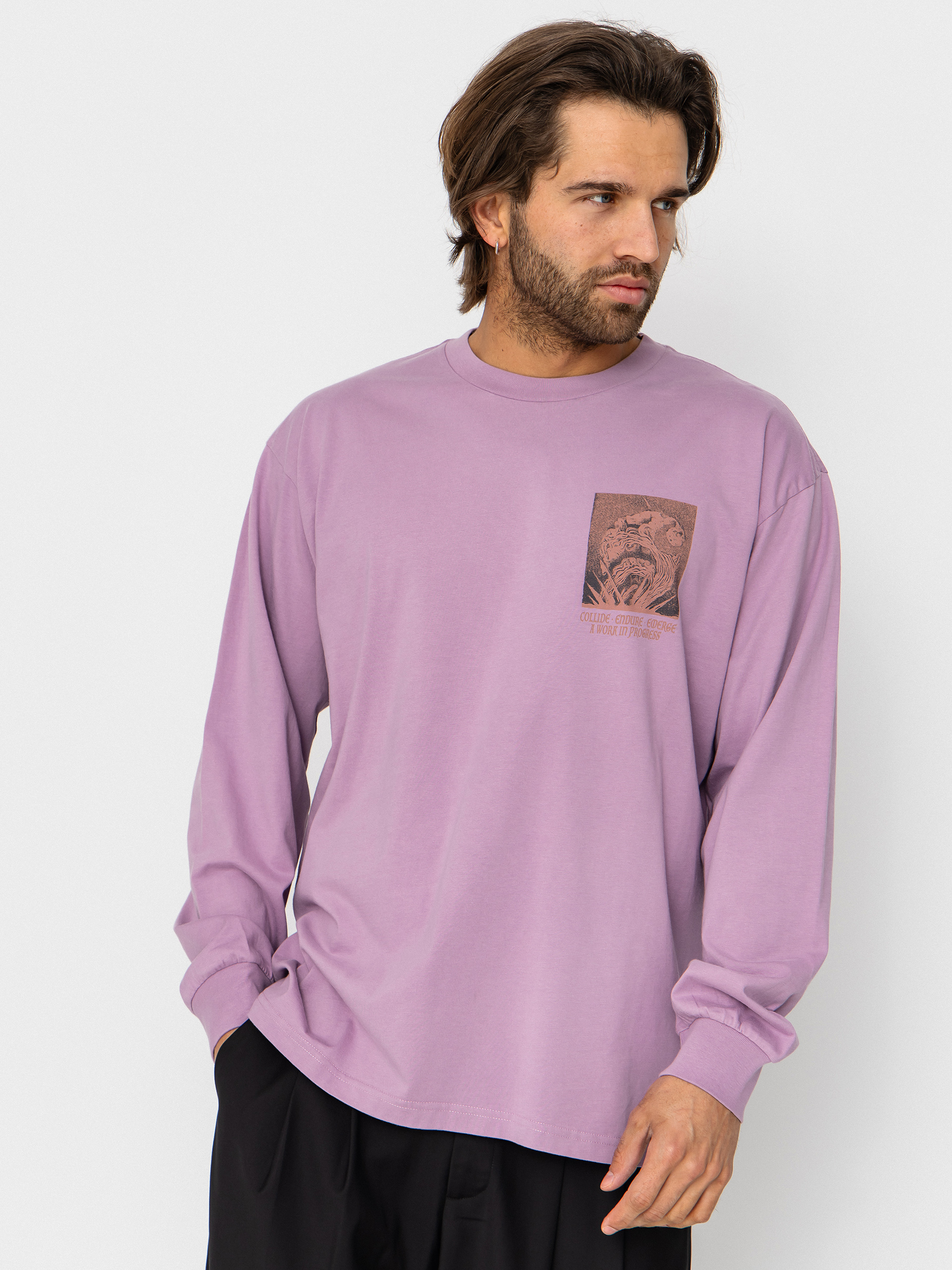 Longsleeve Carhartt WIP Emerge (gentle purple)