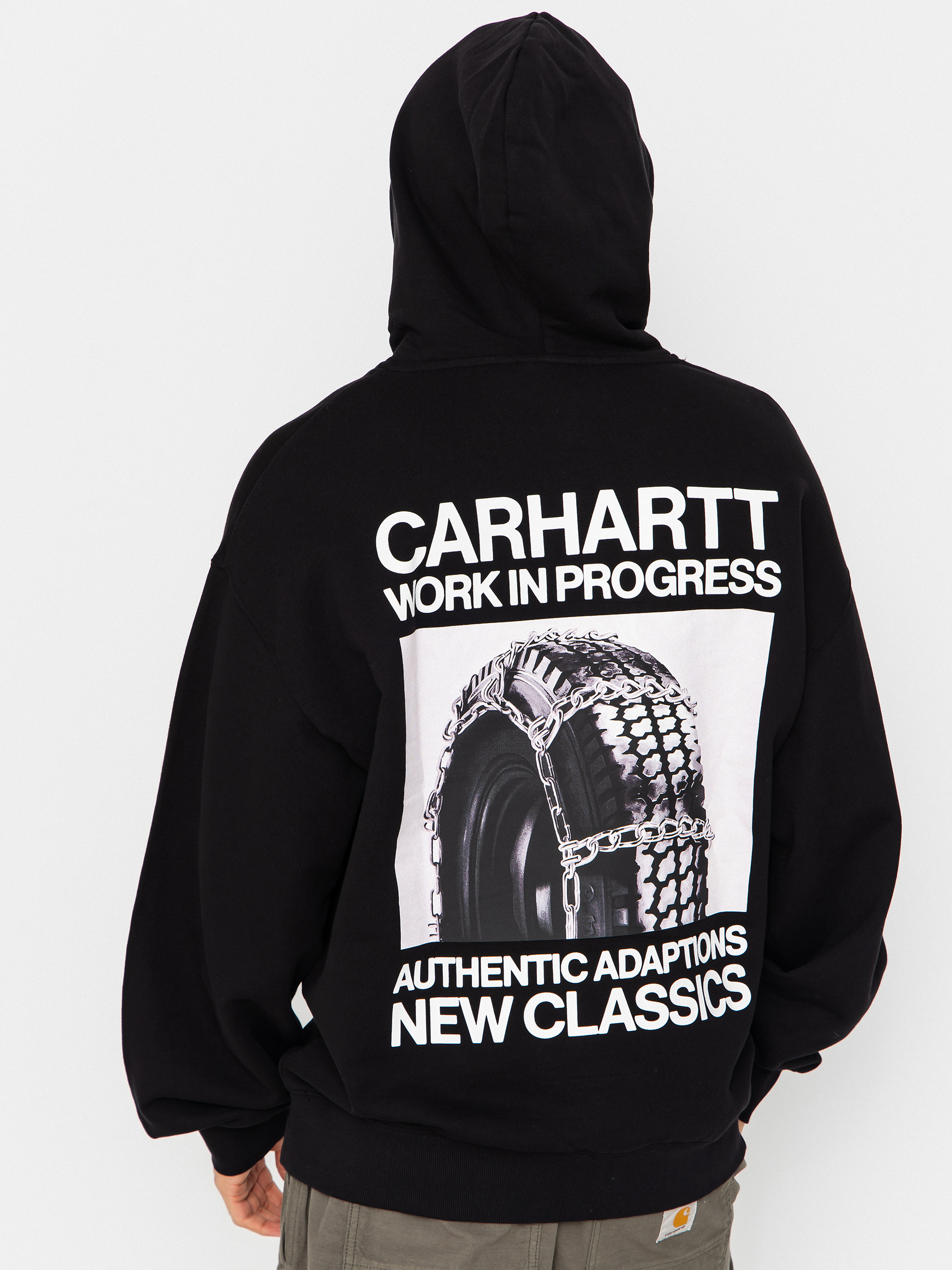 Hanorac cu glugă Carhartt WIP Sean Hamilton HD (black)