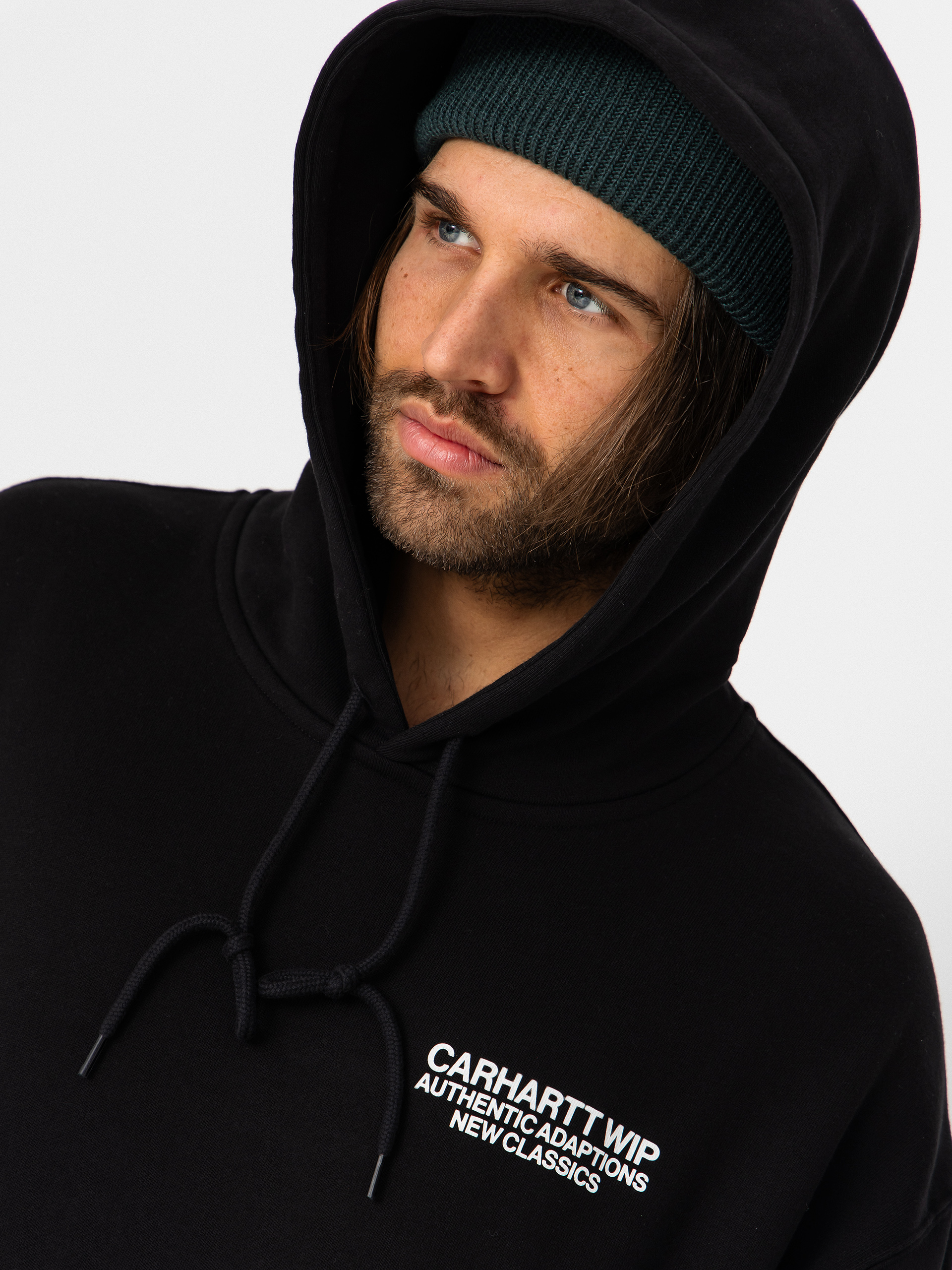 Hanorac cu glugă Carhartt WIP Sean Hamilton HD (black)