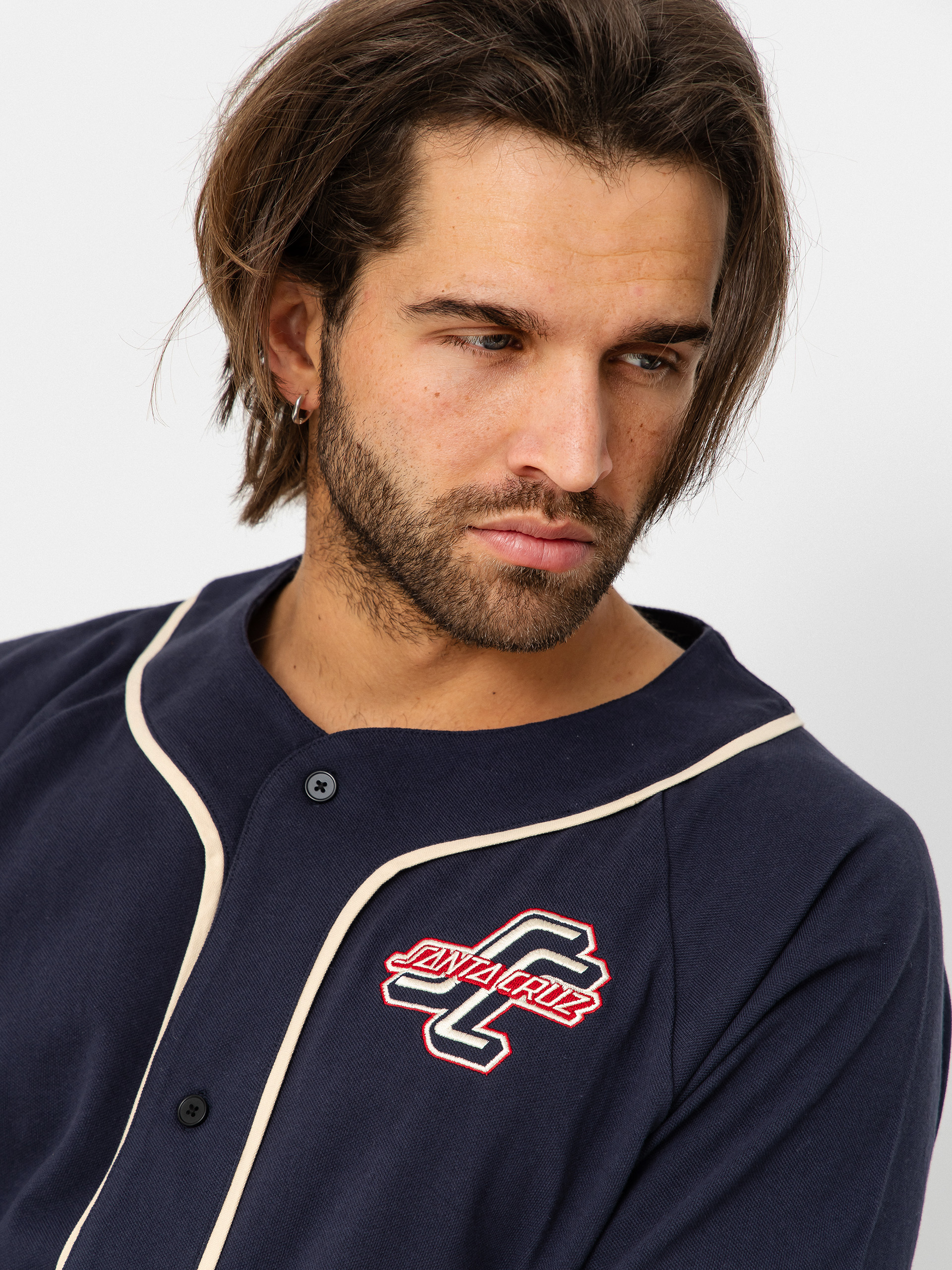 Cămașă Santa Cruz Outer OGSC Baseball (navy)