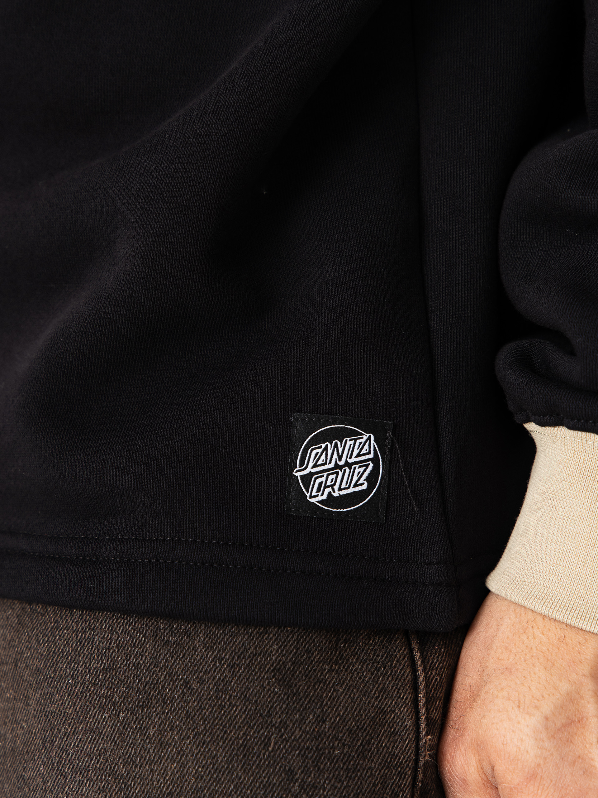 Hanorac Santa Cruz Out Of Time Strip 1/4 Zip (black)