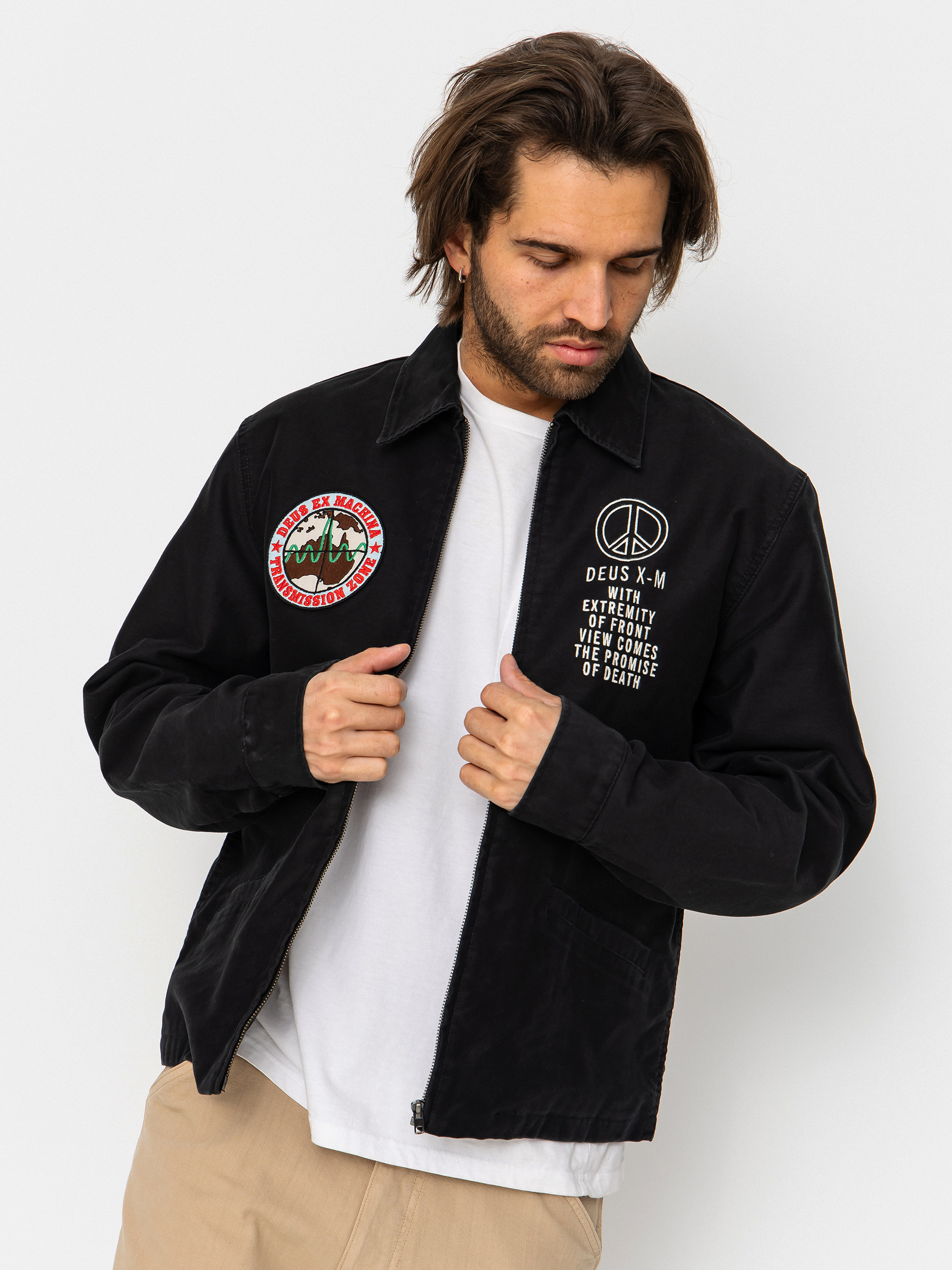 Geacă Deus Ex Machina Fugazi Souvenir (black)