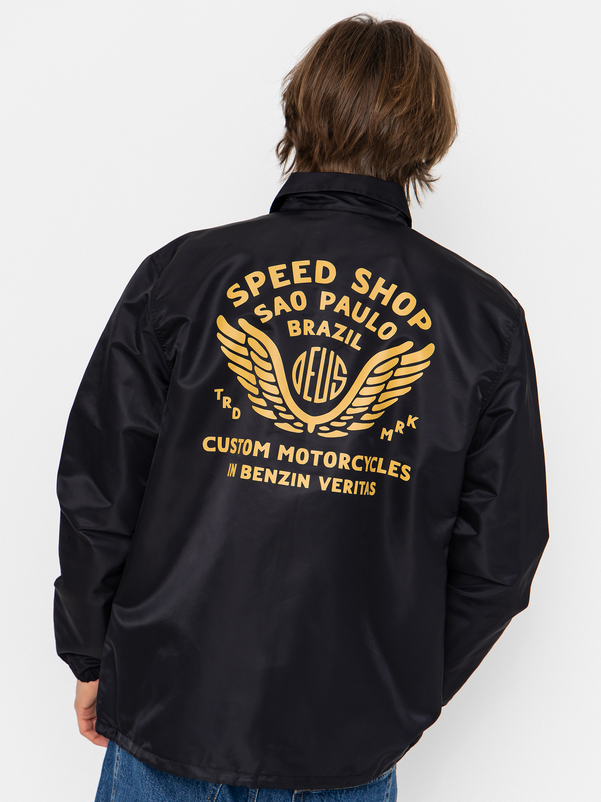 Geacă Deus Ex Machina Munificence Nylon Coach (black)