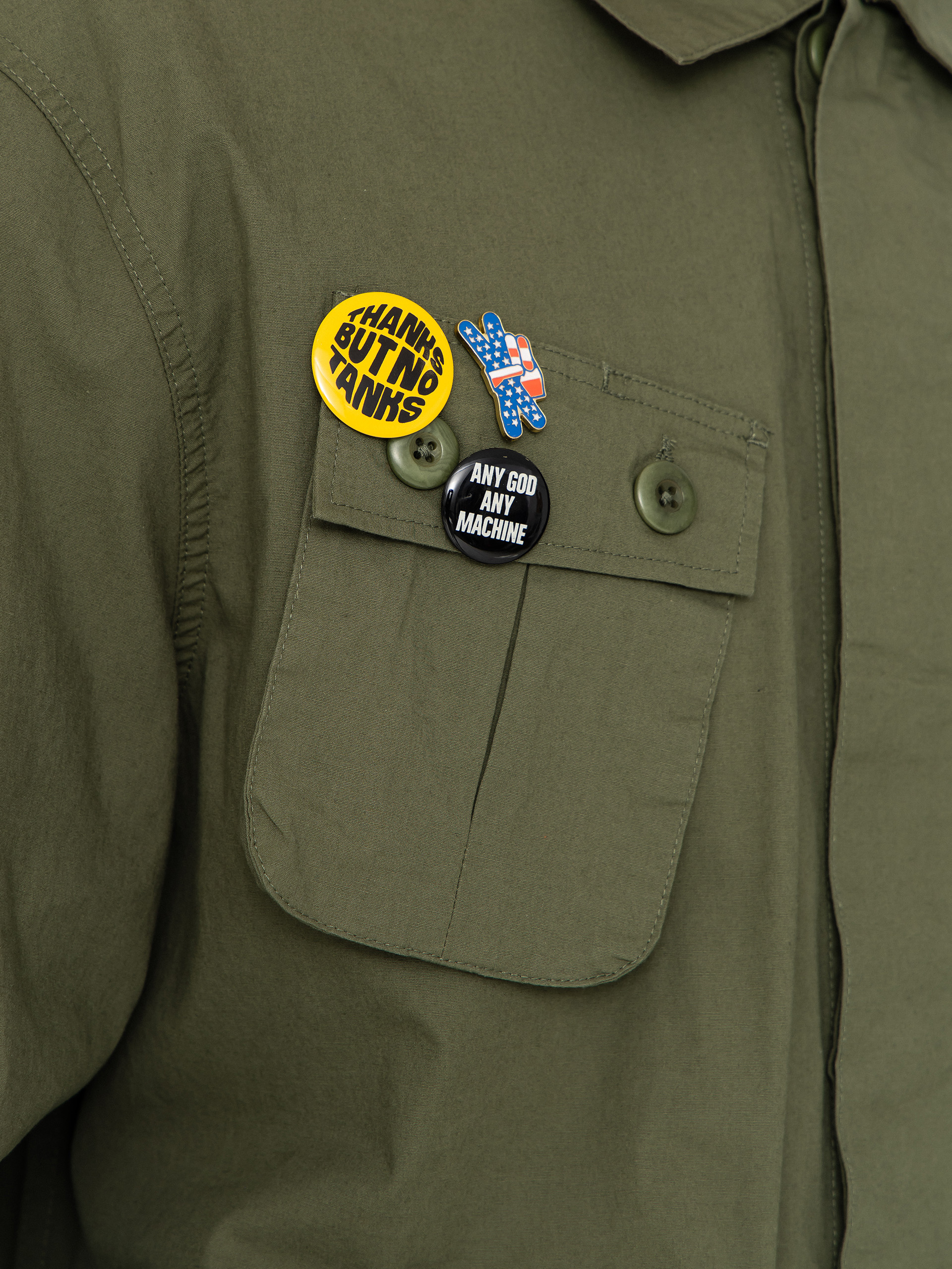 Cămașă Deus Ex Machina Power Overshirt (pine green)